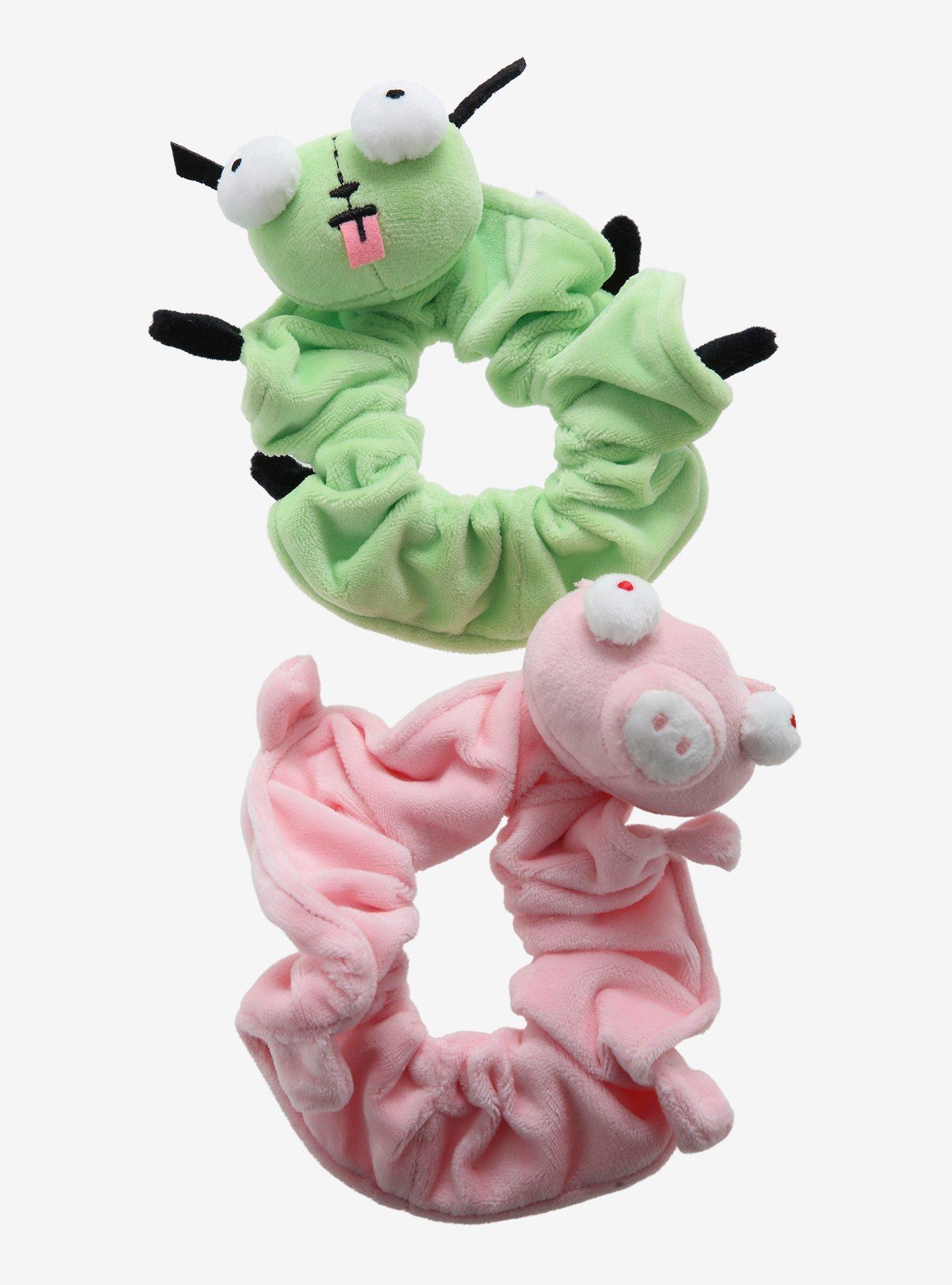 Invader Zim GIR & Pig Plush Scrunchie Set, , hi-res