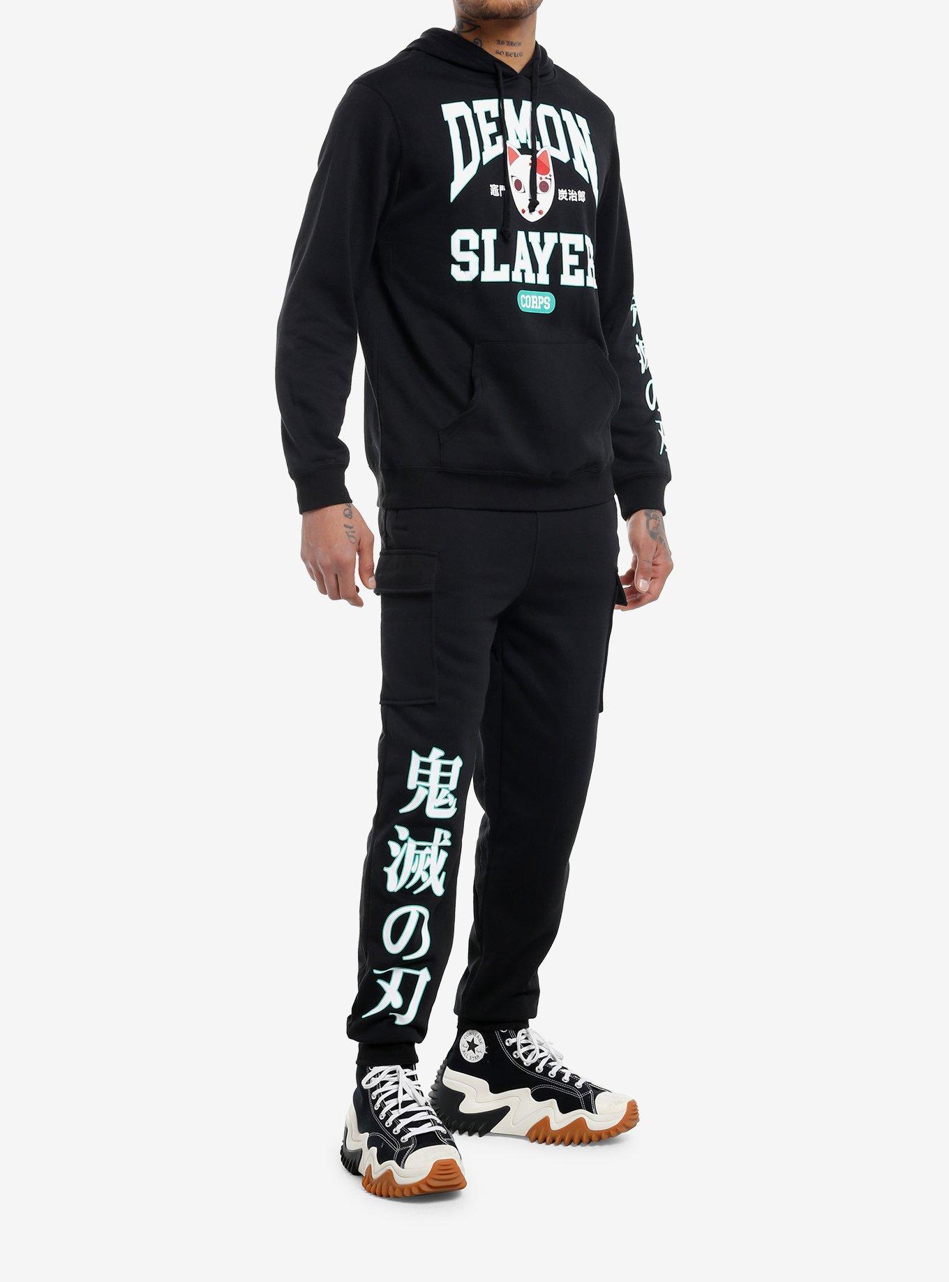 Demon Slayer: Kimetsu No Yaiba Hoodie & Jogger Set, MULTI, alternate
