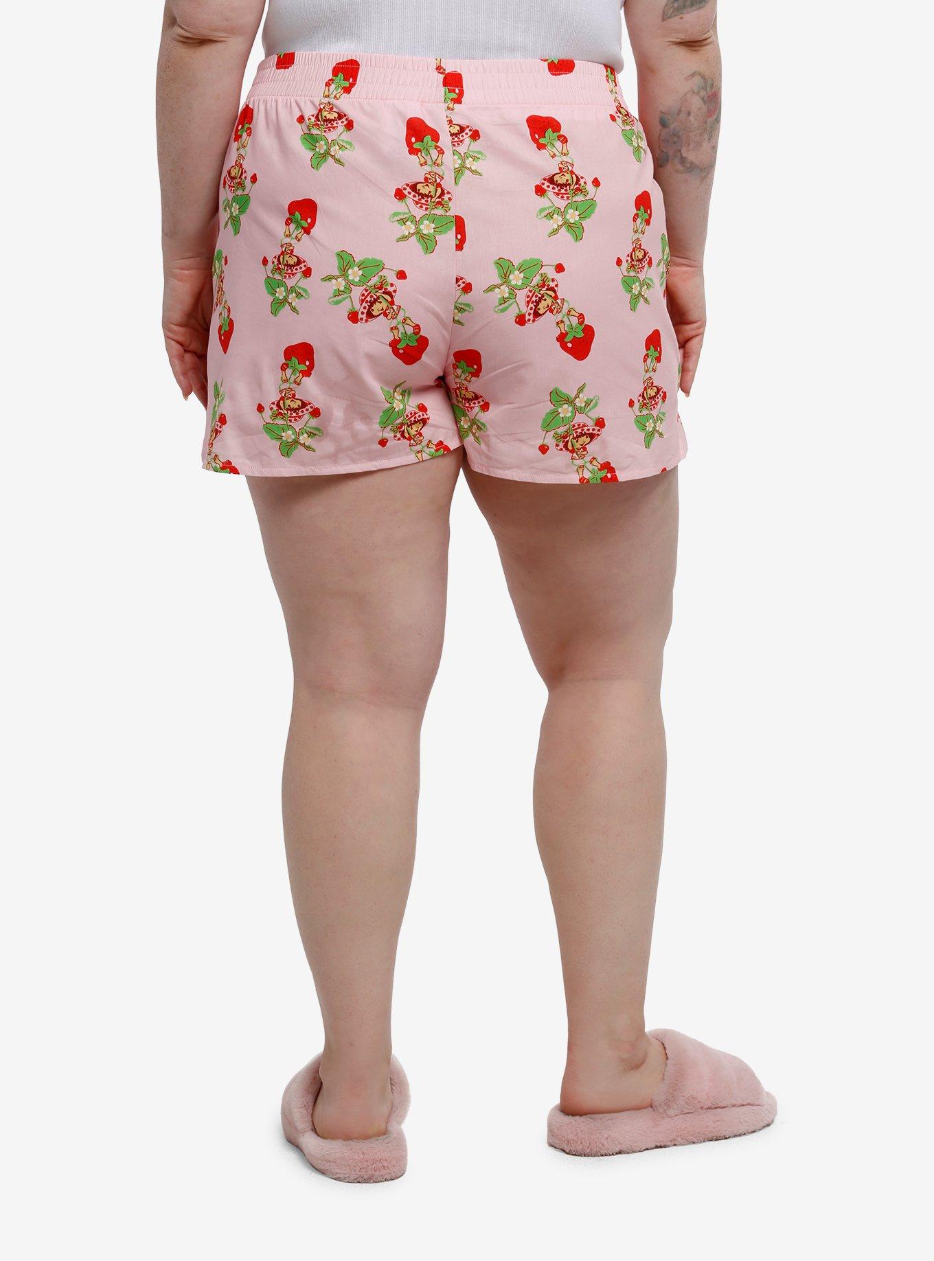 Strawberry Shortcake Girls Boxer Shorts Plus Size, , hi-res