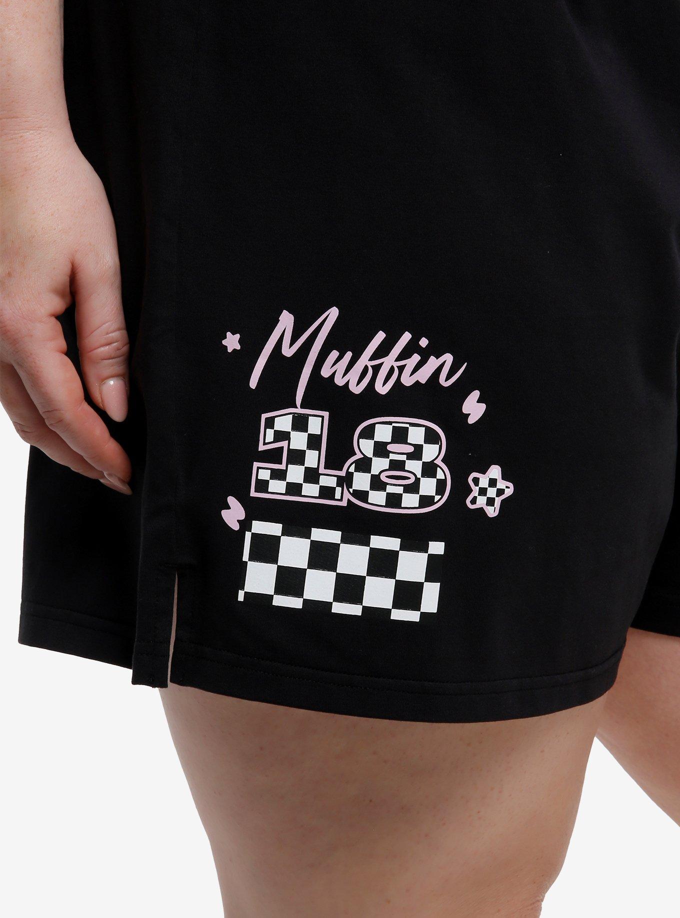 Bluey Muffin Cheer Shorts Plus Size, MULTI, alternate