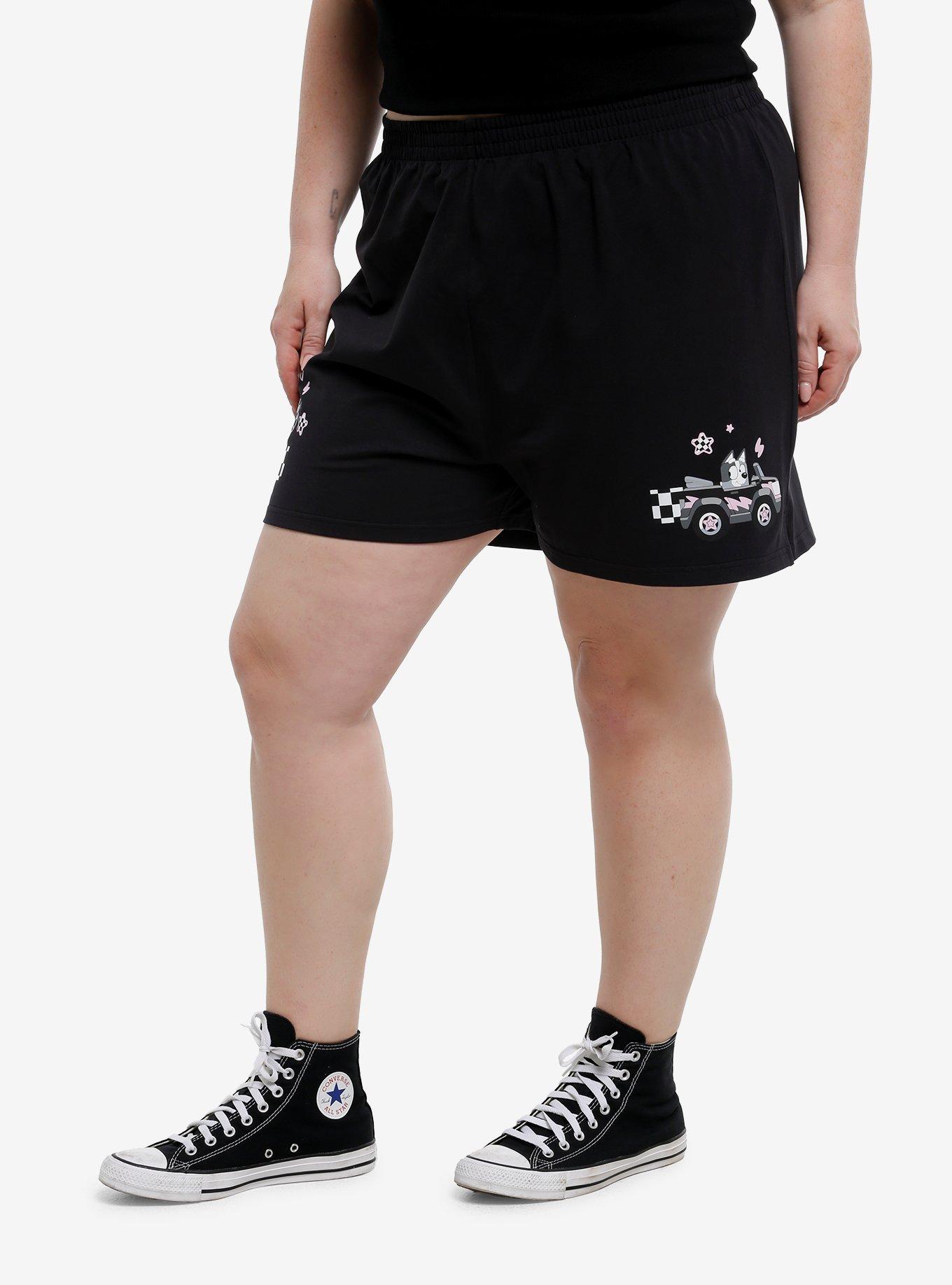 Bluey Muffin Cheer Shorts Plus Size, MULTI, alternate