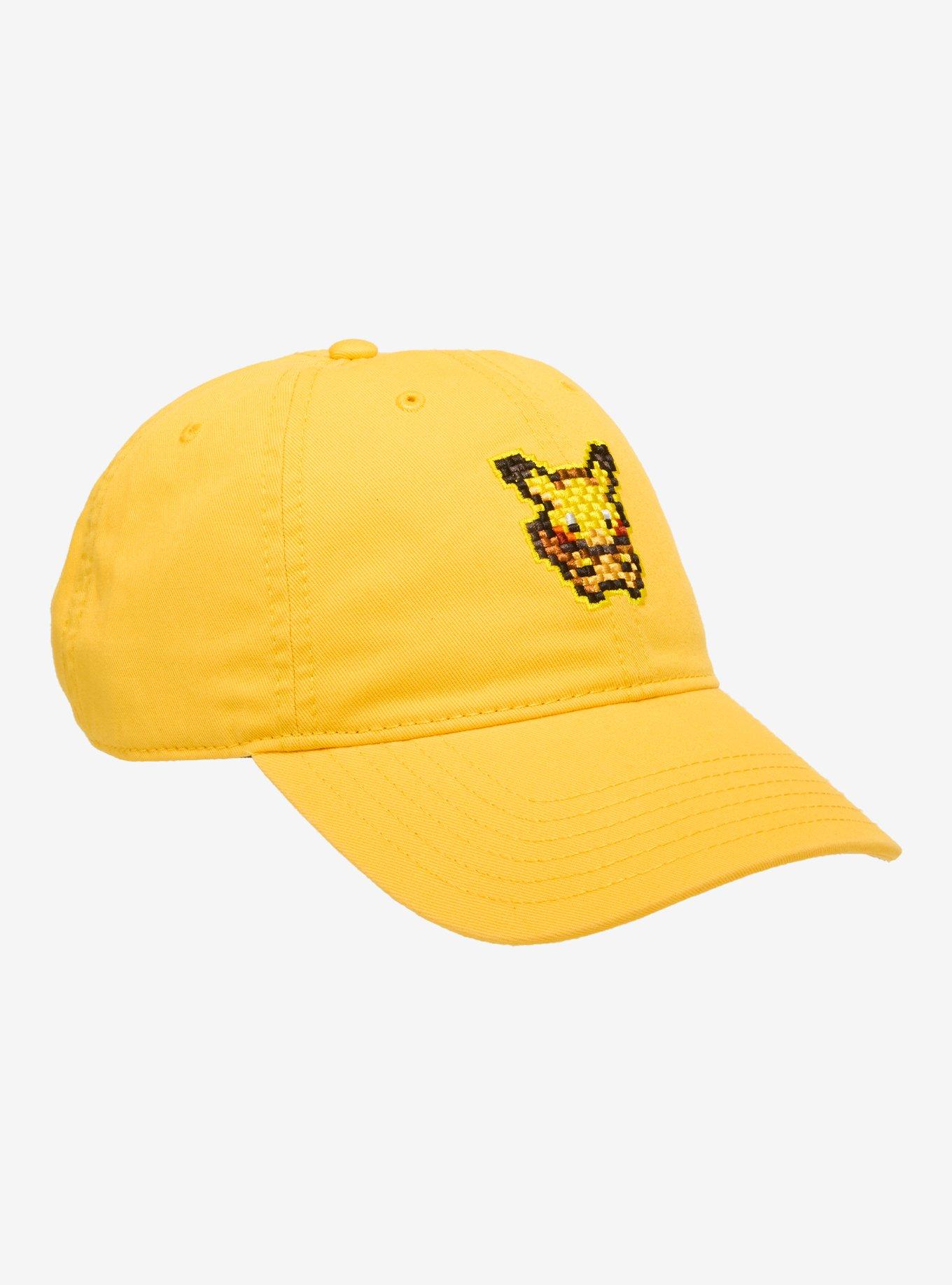 Pokémon Pikachu Pixel Portrait Ball Cap - BoxLunch Exclusive, , hi-res