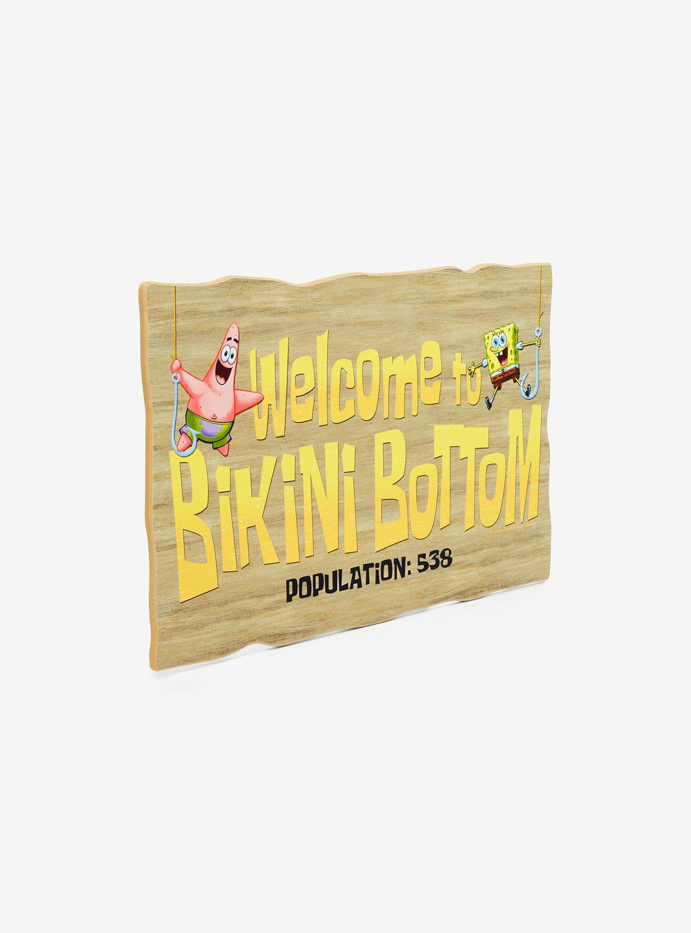 SpongeBob SquarePants Welcome Bikini Bottom Wall Art, , hi-res