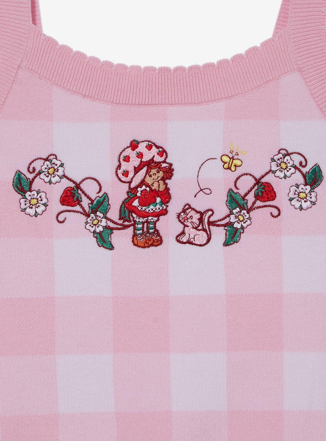 Strawberry Shortcake Gingham Women's Knit Tank, , hi-res