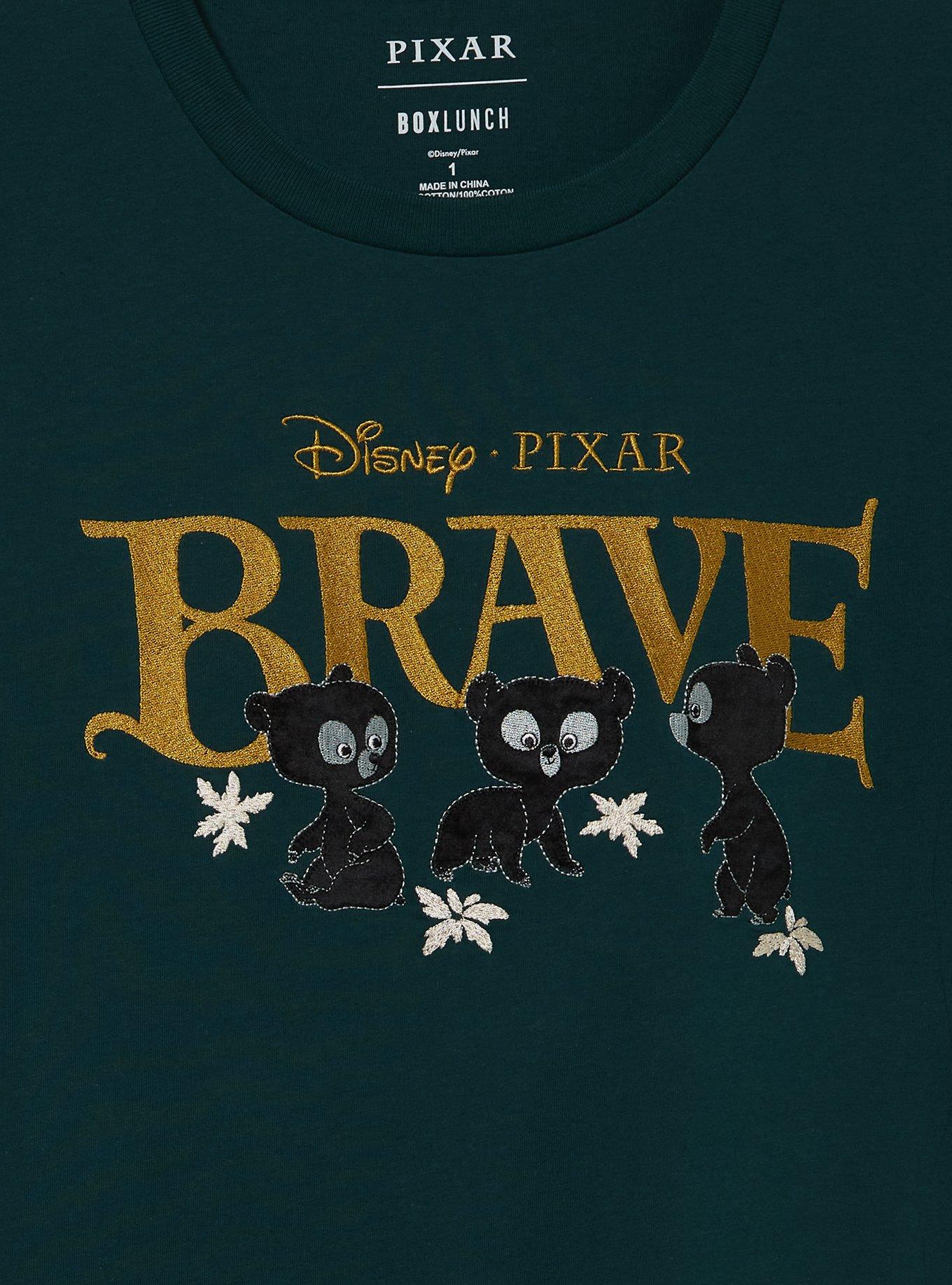 Disney Pixar Brave Bear Cubs Embroidered Women's Plus Size T-Shirt — BoxLunch Exclusive, , hi-res