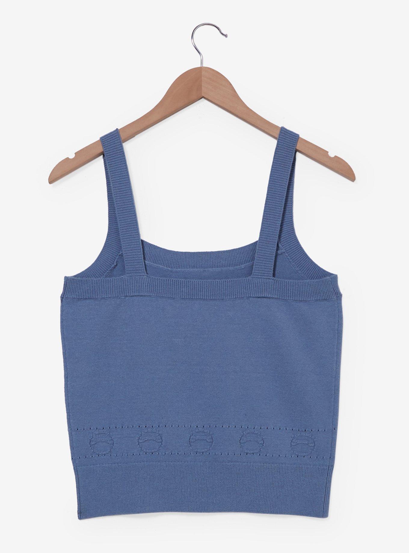 Disney Big Hero 6 Baymax Floral Women's Knit Tank, PERIWINKLE, alternate