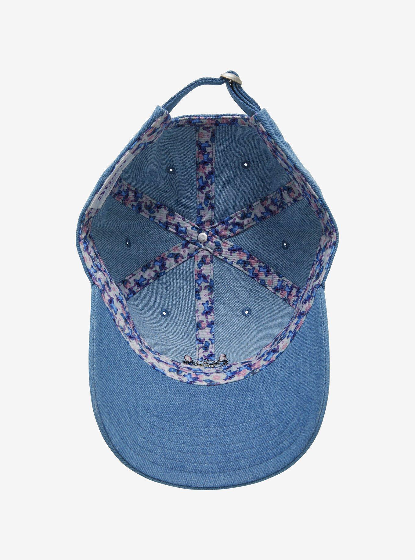 Disney Lilo & Stitch Denim Stitch Ball Cap - BoxLunch Exclusive, , alternate