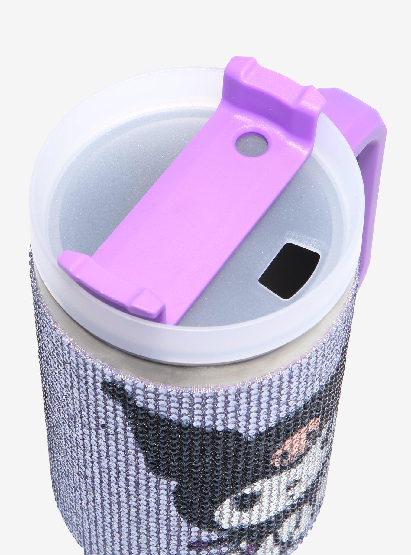 Kuromi Sitting Bling Stainless Steel Travel Cup, , alternate