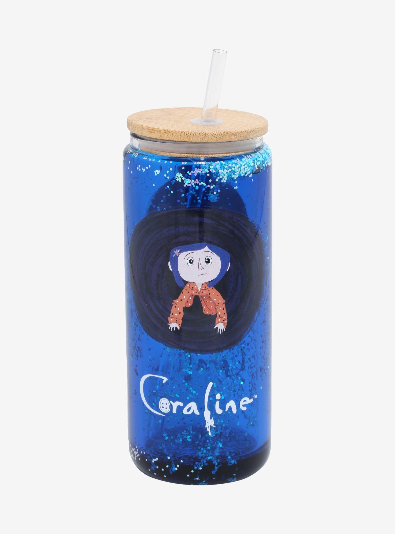 Coraline Liquid Glitter Glass Cup, , hi-res