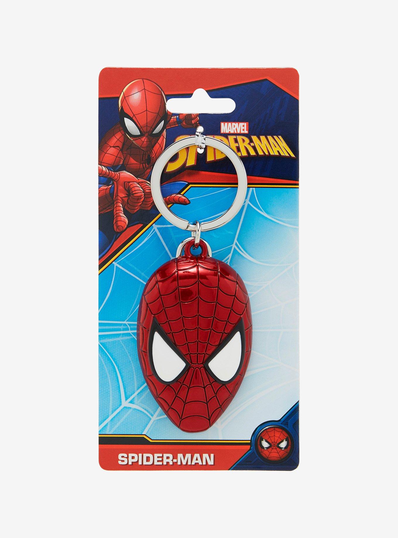 Marvel Spider-Man Mask Metal Key Chain, , hi-res