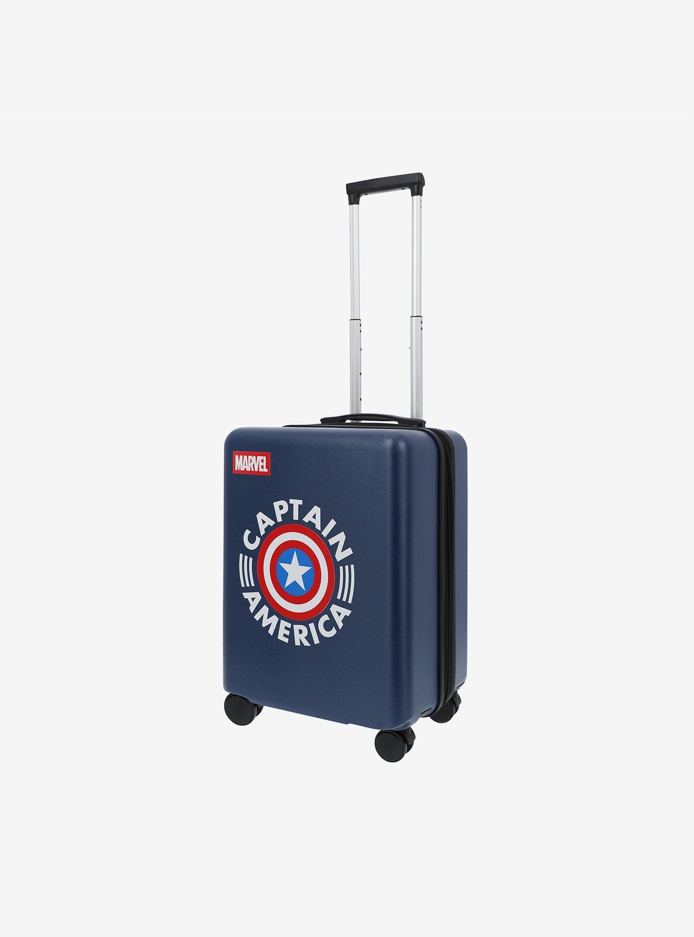 FUL Marvel Captain America Carry-On Luggage Blue, , hi-res