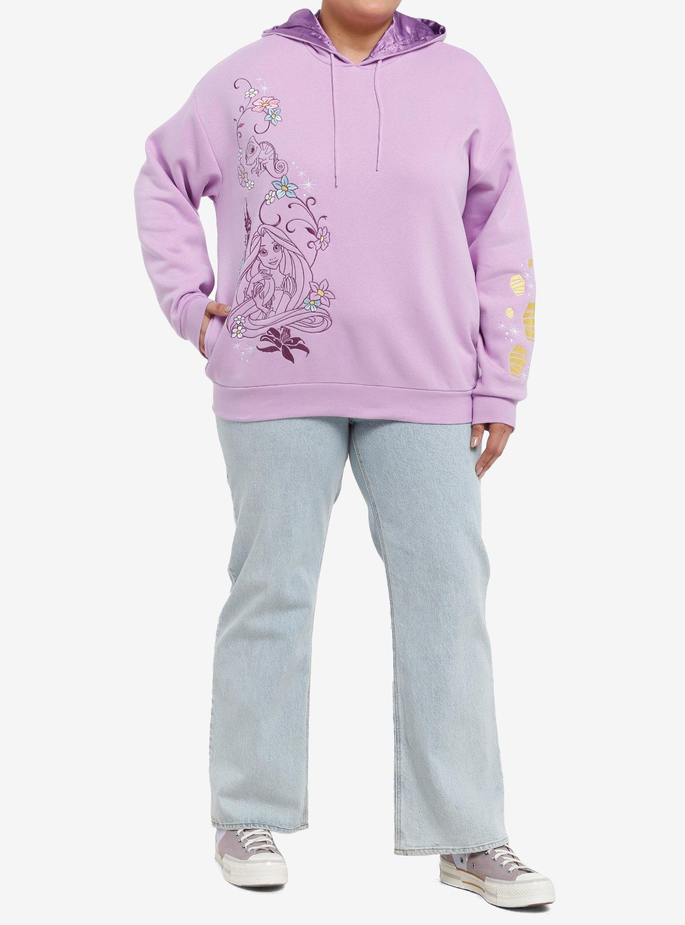 Her Universe Disney Tangled Rapunzel & Friends Hoodie Plus Size Her Universe Exclusive, MULTI, alternate