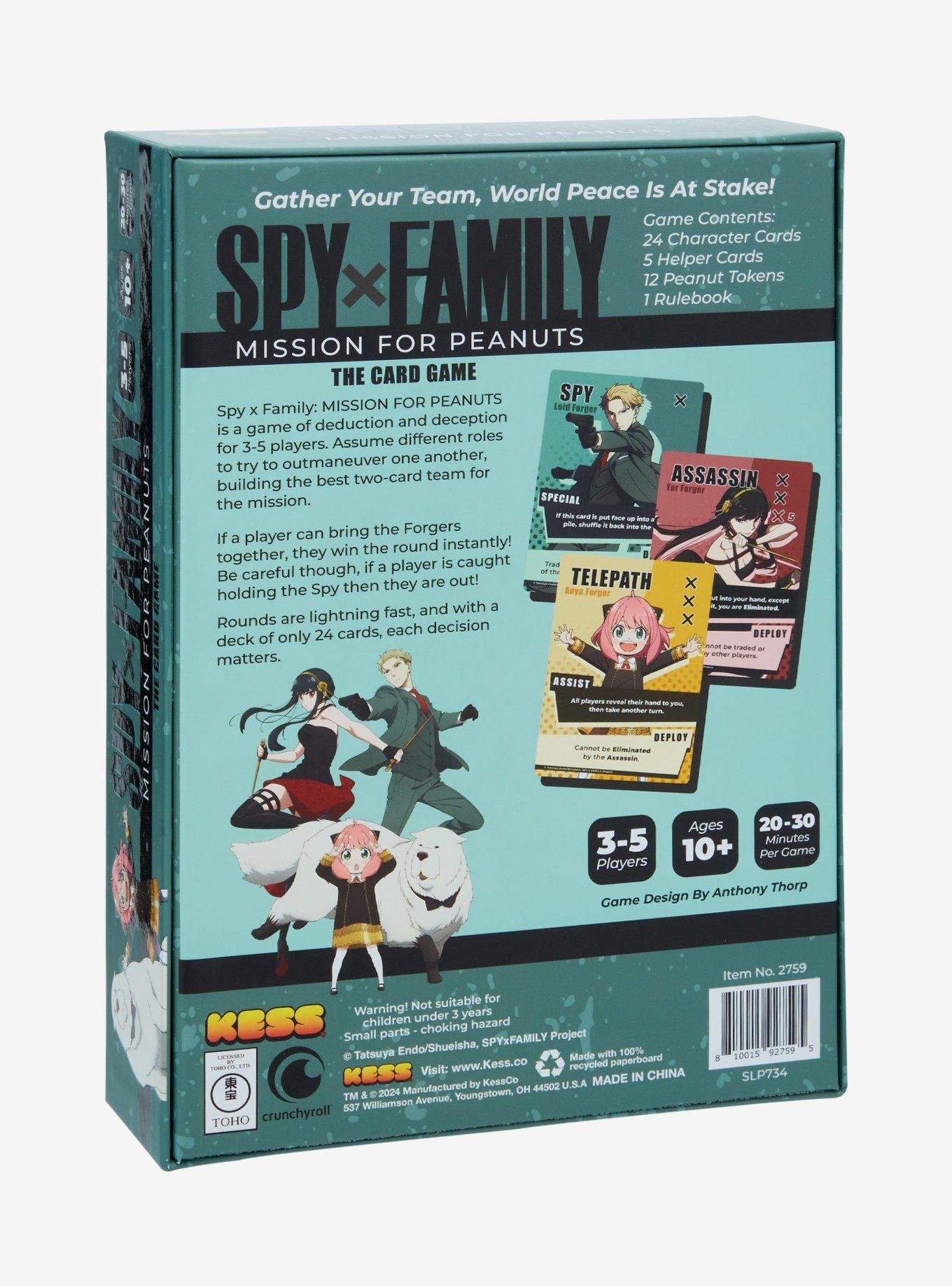 Spy X Family: Mission For Peanuts Card Game, , hi-res