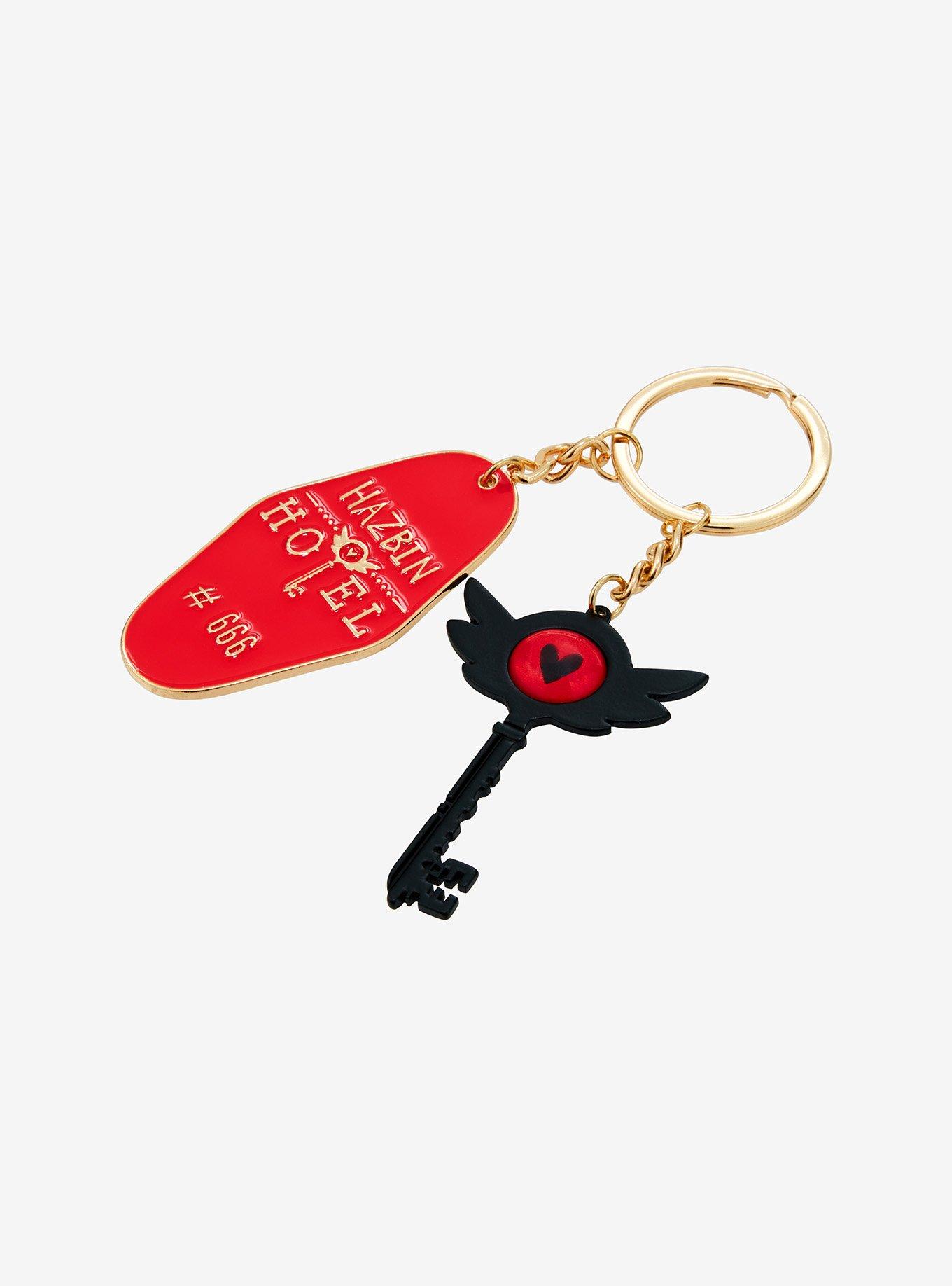 Hazbin Hotel KeeKee Tag Key Chain, , hi-res