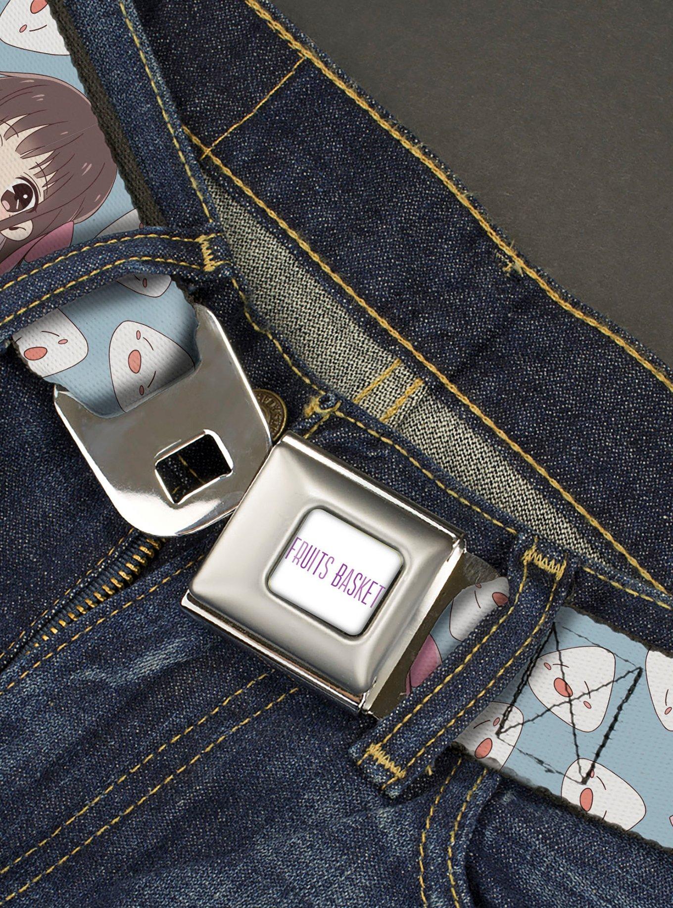 Fruits Basket Chibi Tohru Honda and Rice Ball Youth Seatbelt Buckle Belt, , hi-res