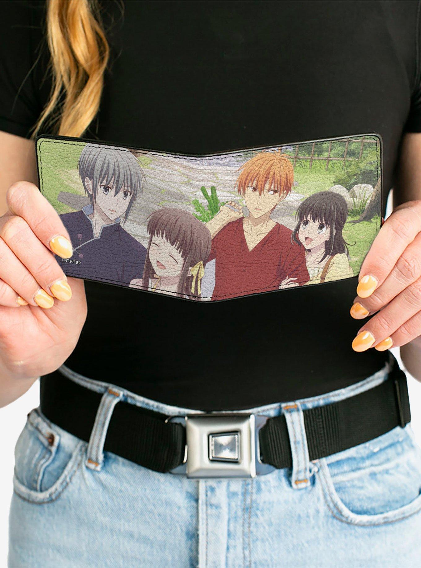 Fruits Basket Yuki Tohru Kyo Kagure Group Bifold Wallet, , alternate