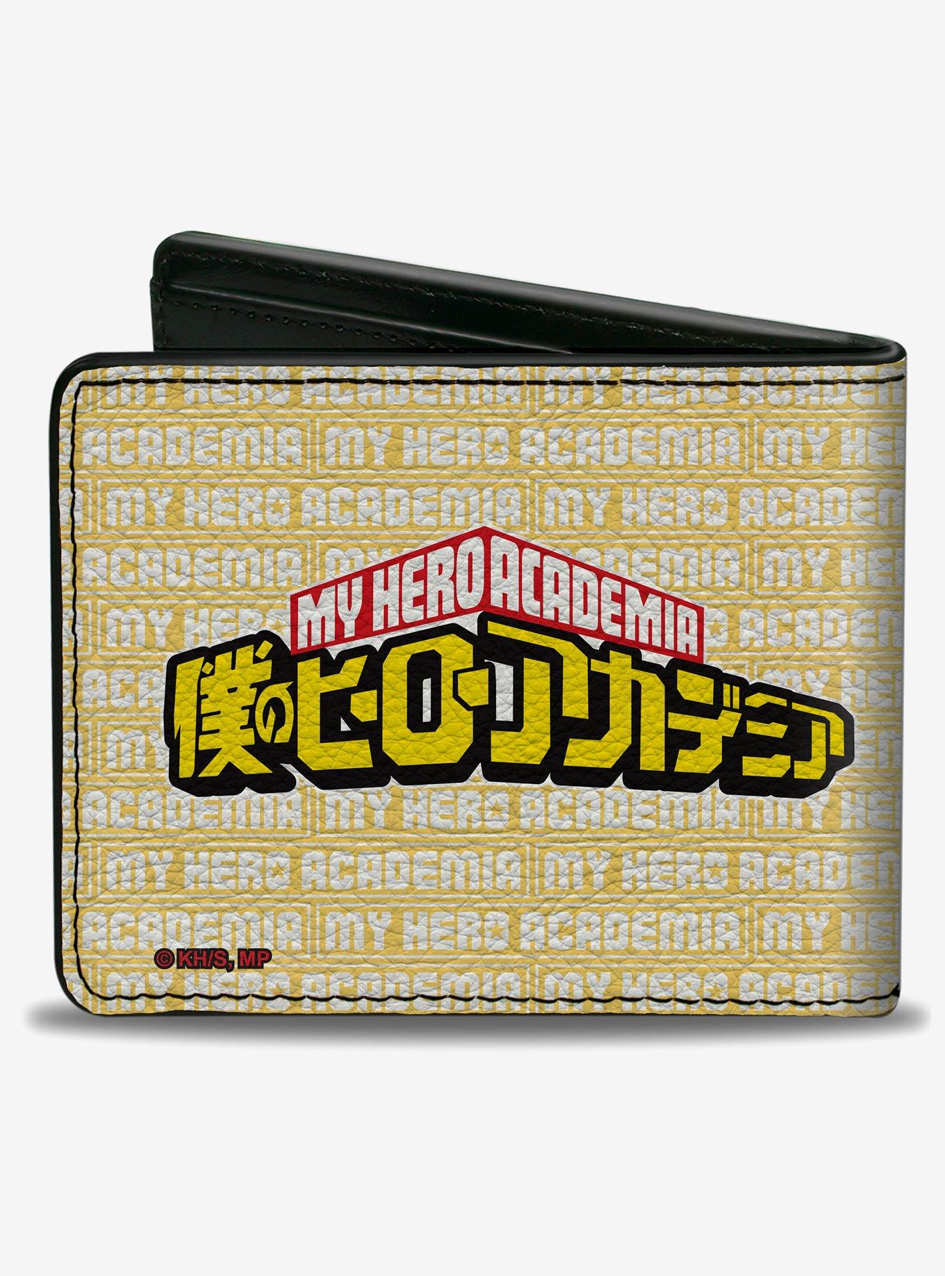 My Hero Academia All Might Pose and Title Logo Bifold Wallet, , alternate