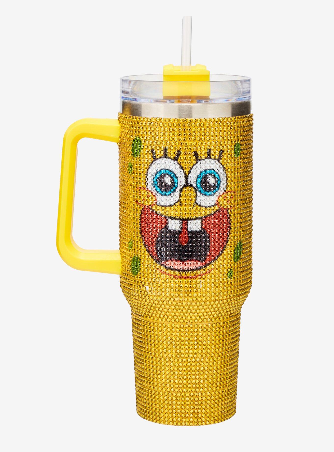 SpongeBob SquarePants Rhinestone Stainless Steel Travel Cup, , alternate