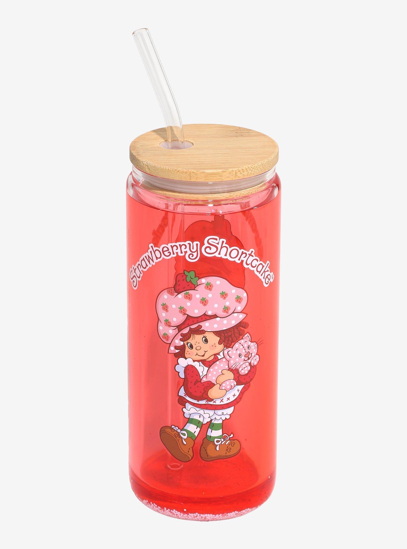 Strawberry Shortcake Glitter Glass Cup, , hi-res