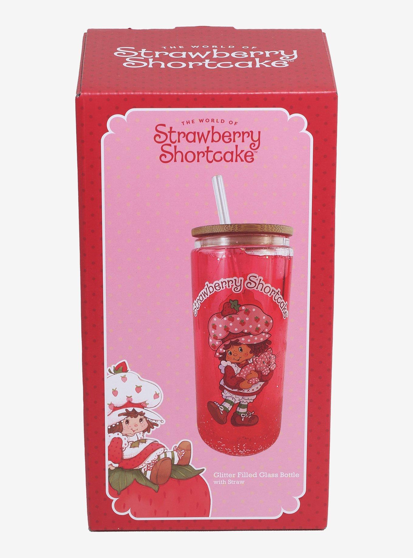 Strawberry Shortcake Glitter Glass Cup, , alternate