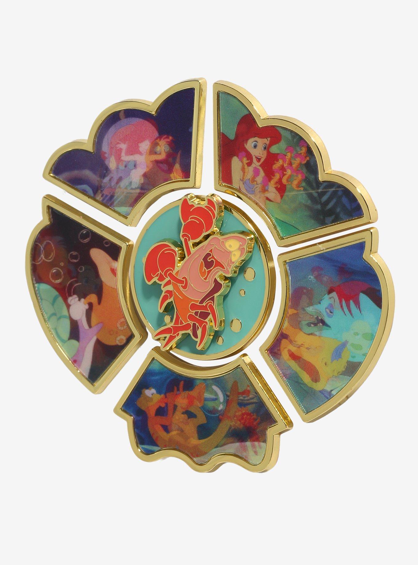 Loungefly Disney The Little Mermaid Lenticular Scenes Blind Box Enamel Pin, , alternate