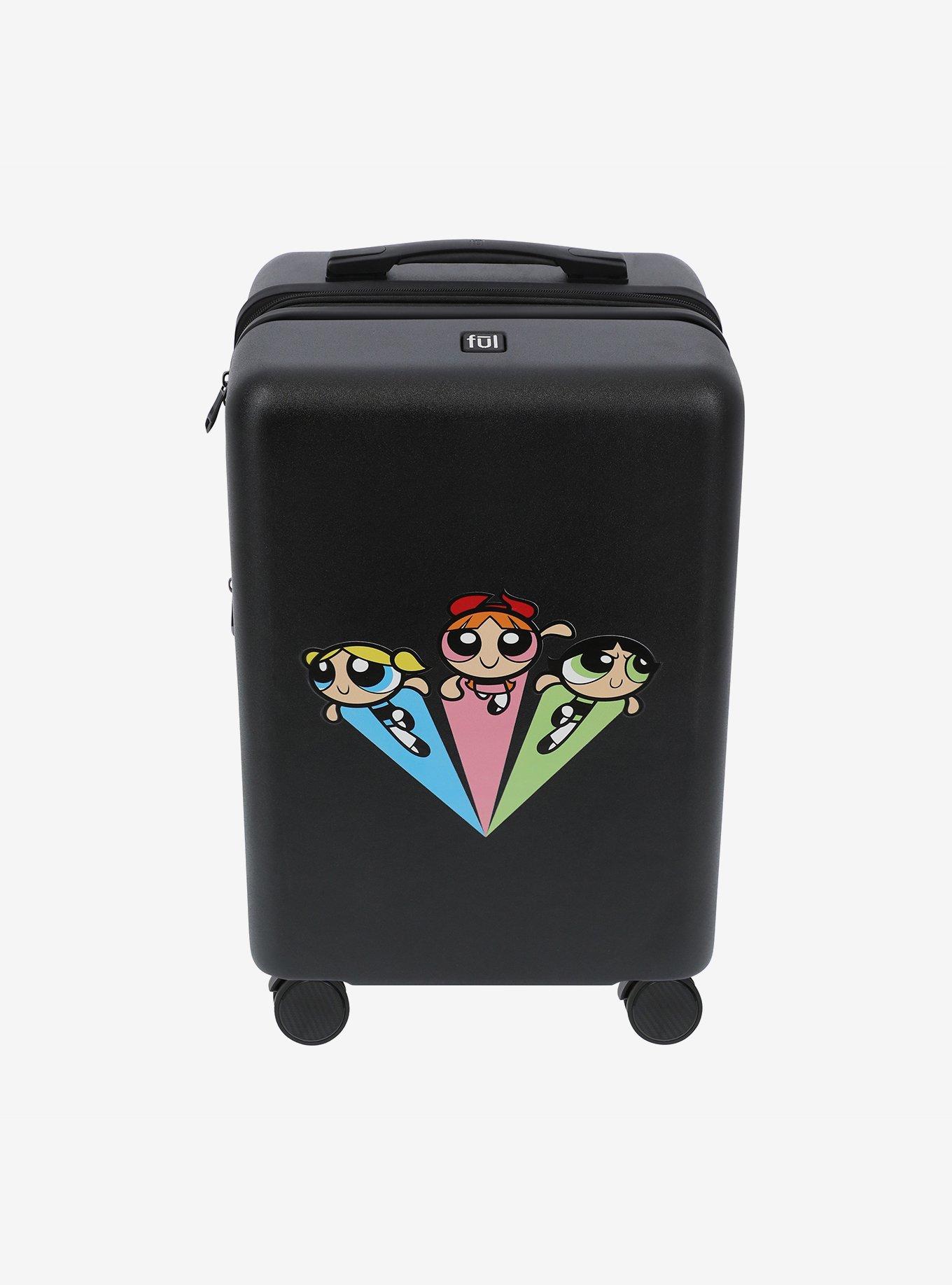 FUL Powerpuff Girls Carry-On Luggage Black, , alternate