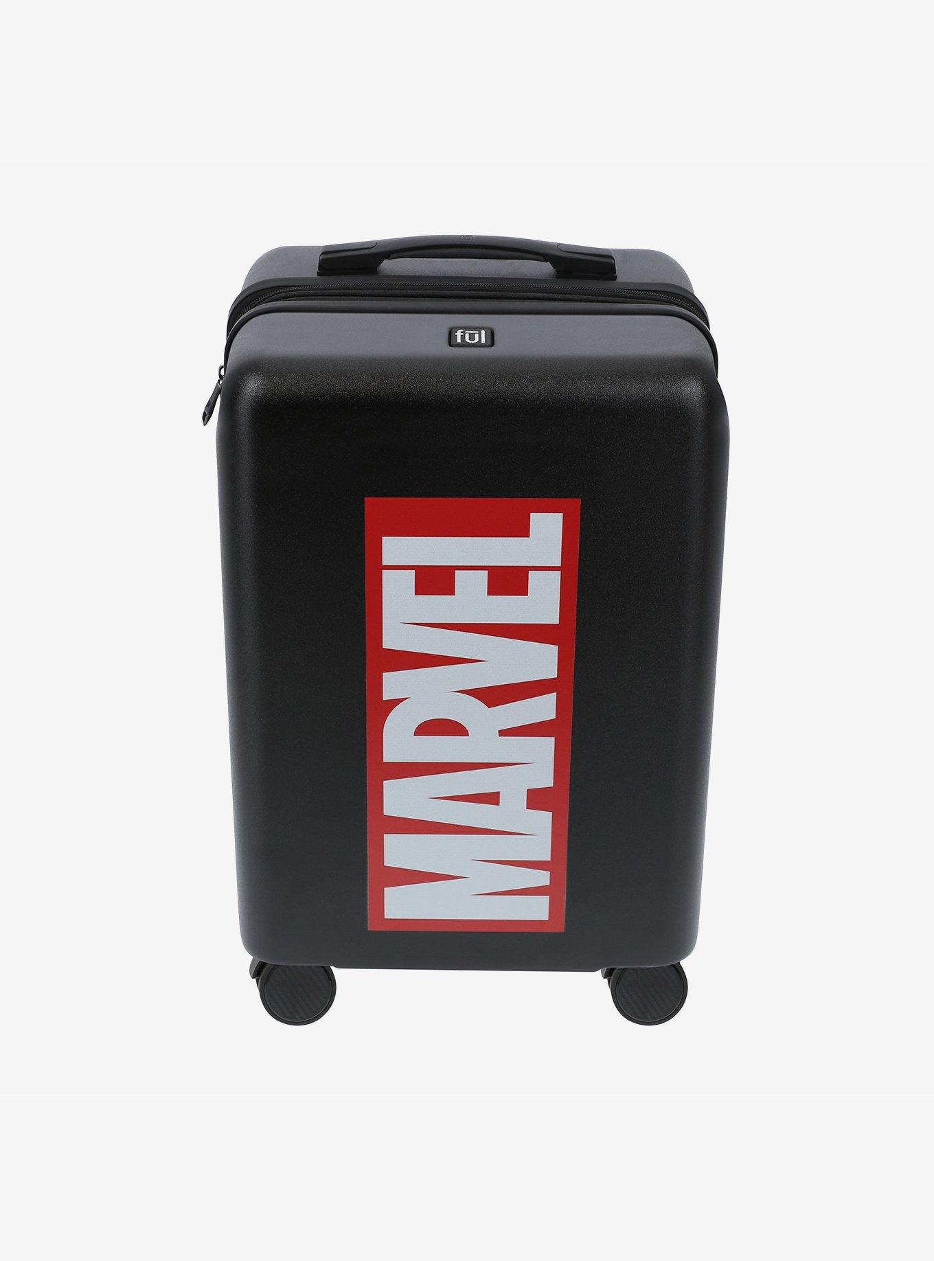 FUL Marvel Brick Carry-On Luggage Black, , alternate