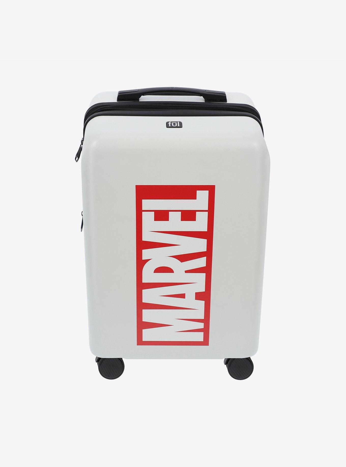 FUL Marvel Brick Carry-On Luggage White, , alternate