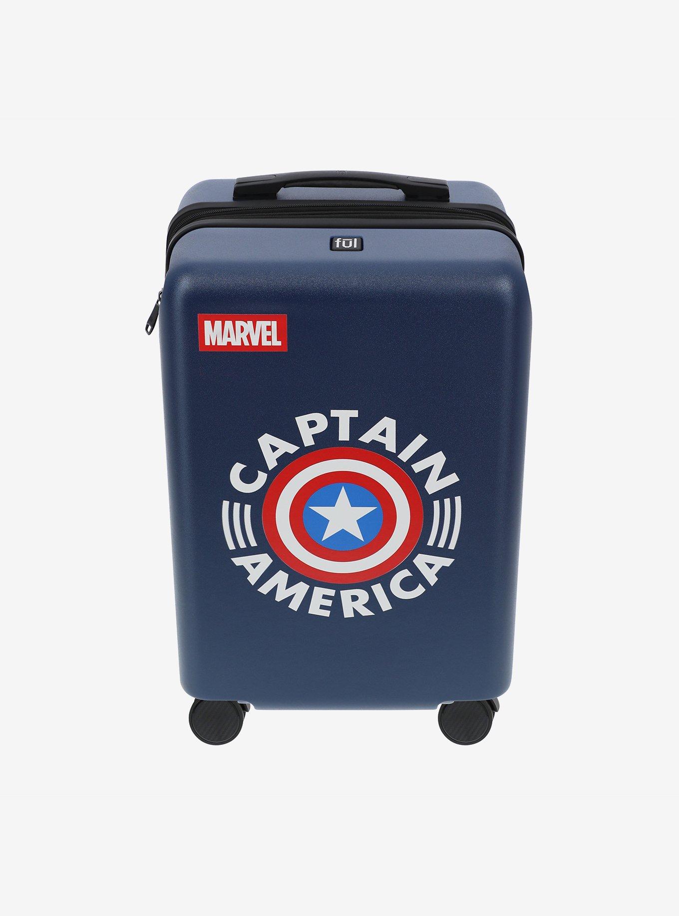 FUL Marvel Captain America Carry-On Luggage Blue, , alternate