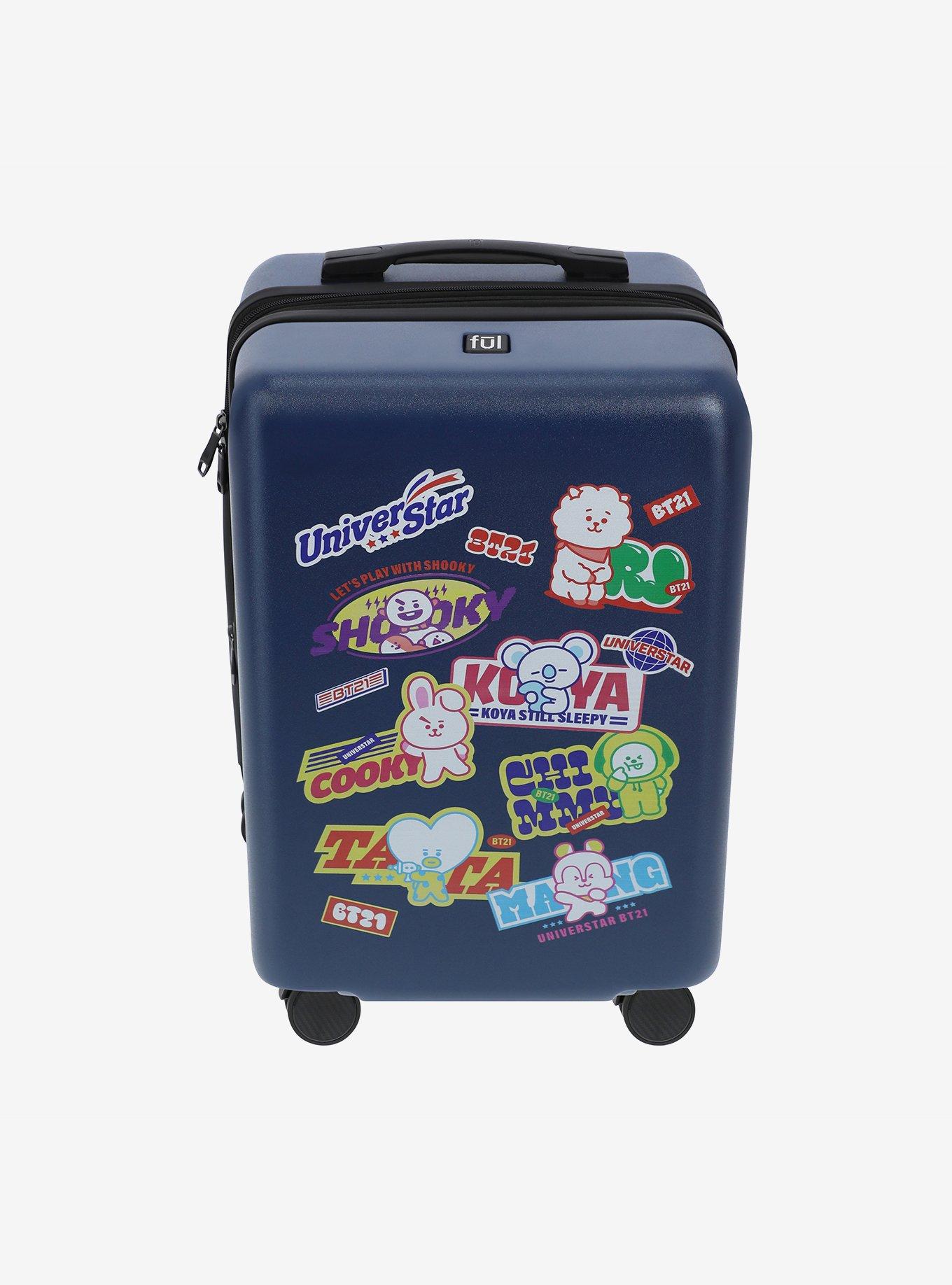 FUL BT21 Carry-On Luggage Blue, , alternate