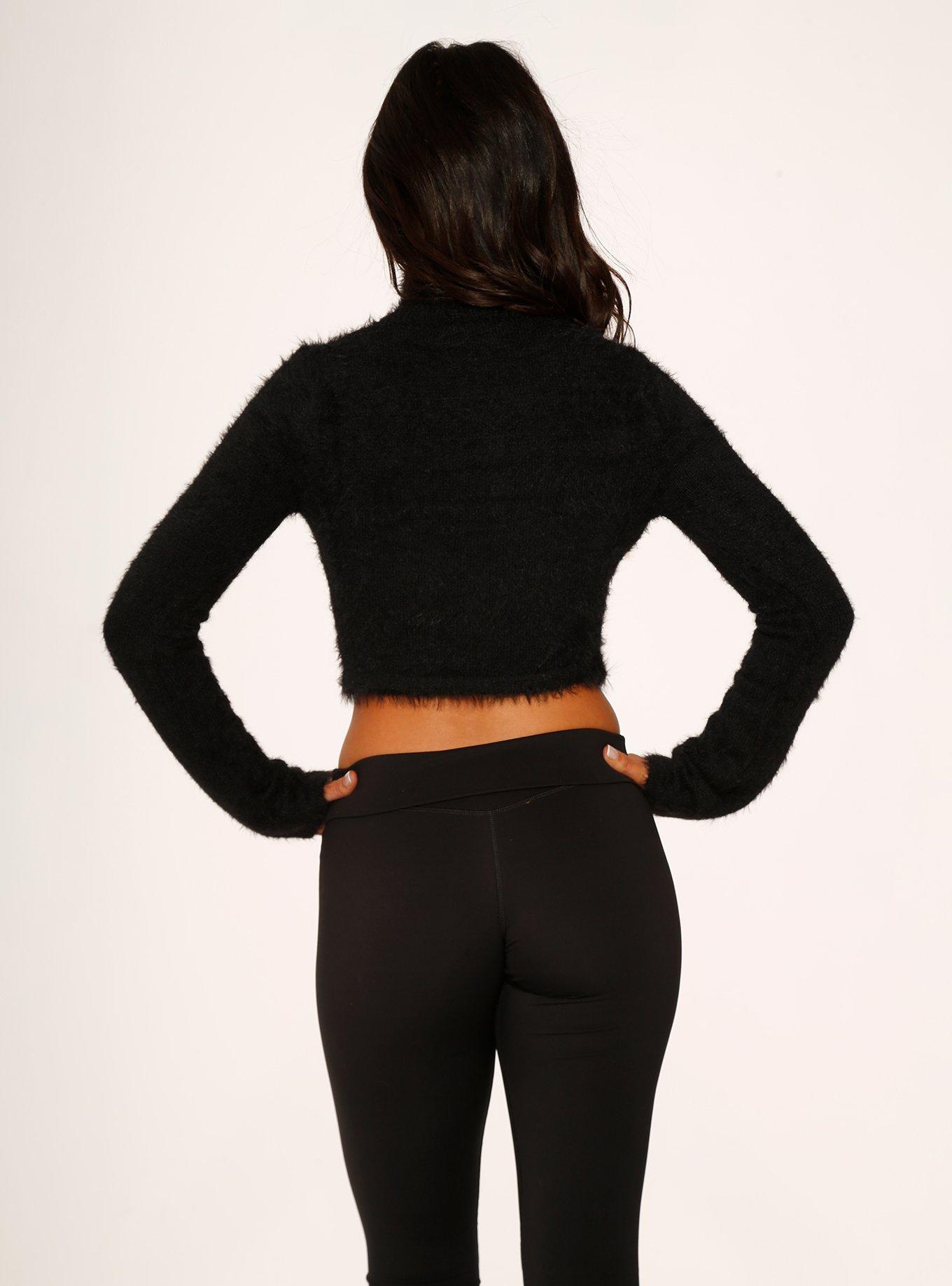 Black Spider Sweater, BLACK, alternate