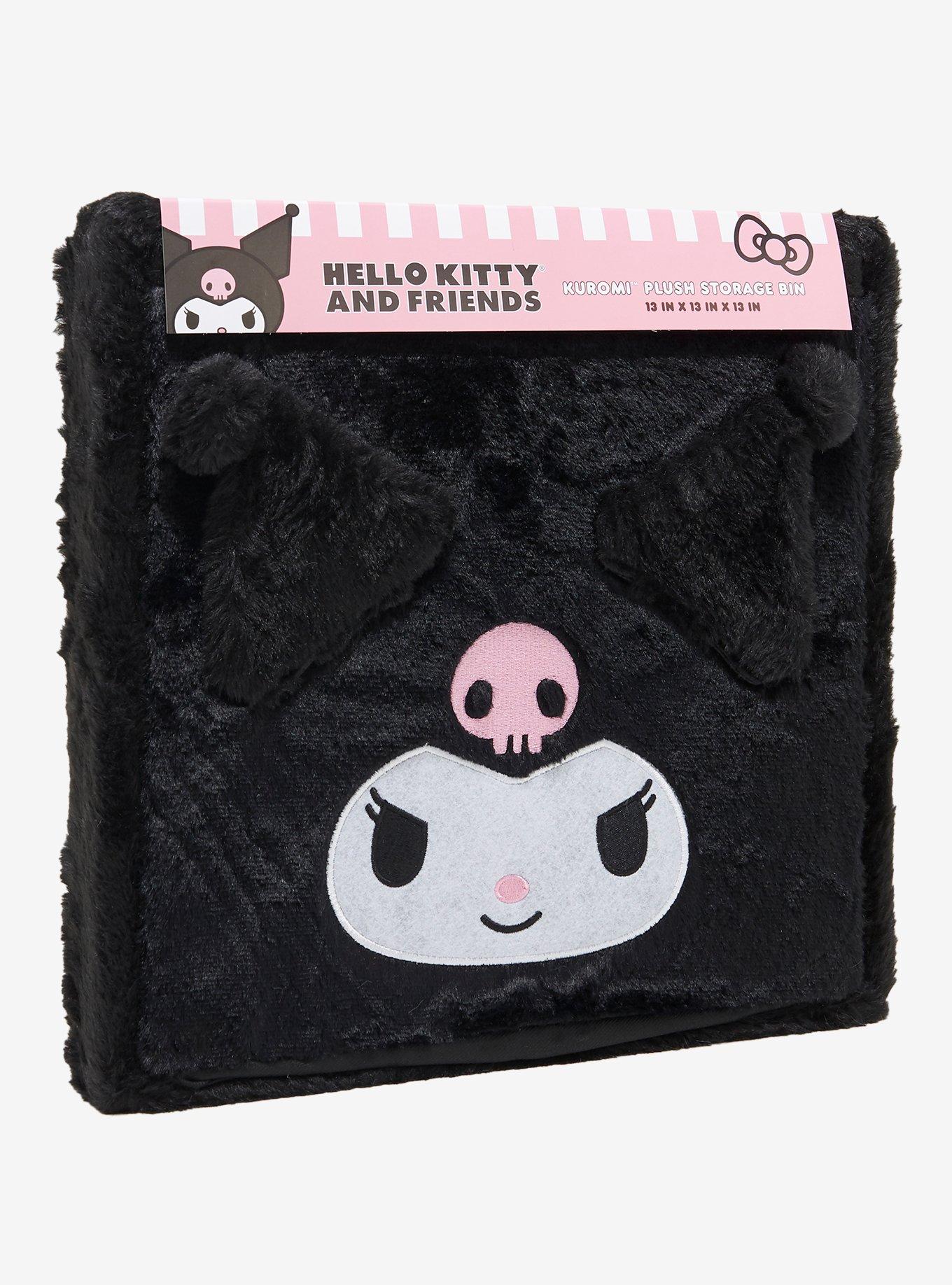 Sanrio Kuromi Collapsible Plush Storage Bin, , alternate