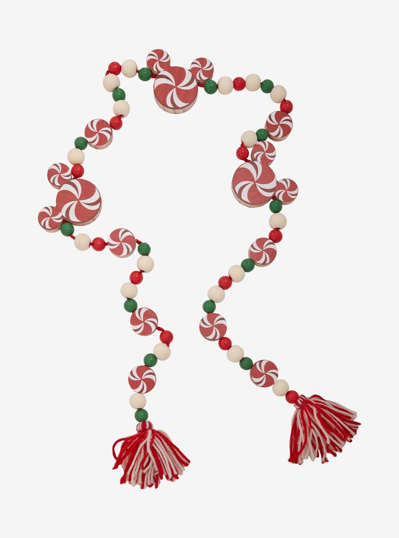 Disney Mickey Mouse Peppermints Wood Garland