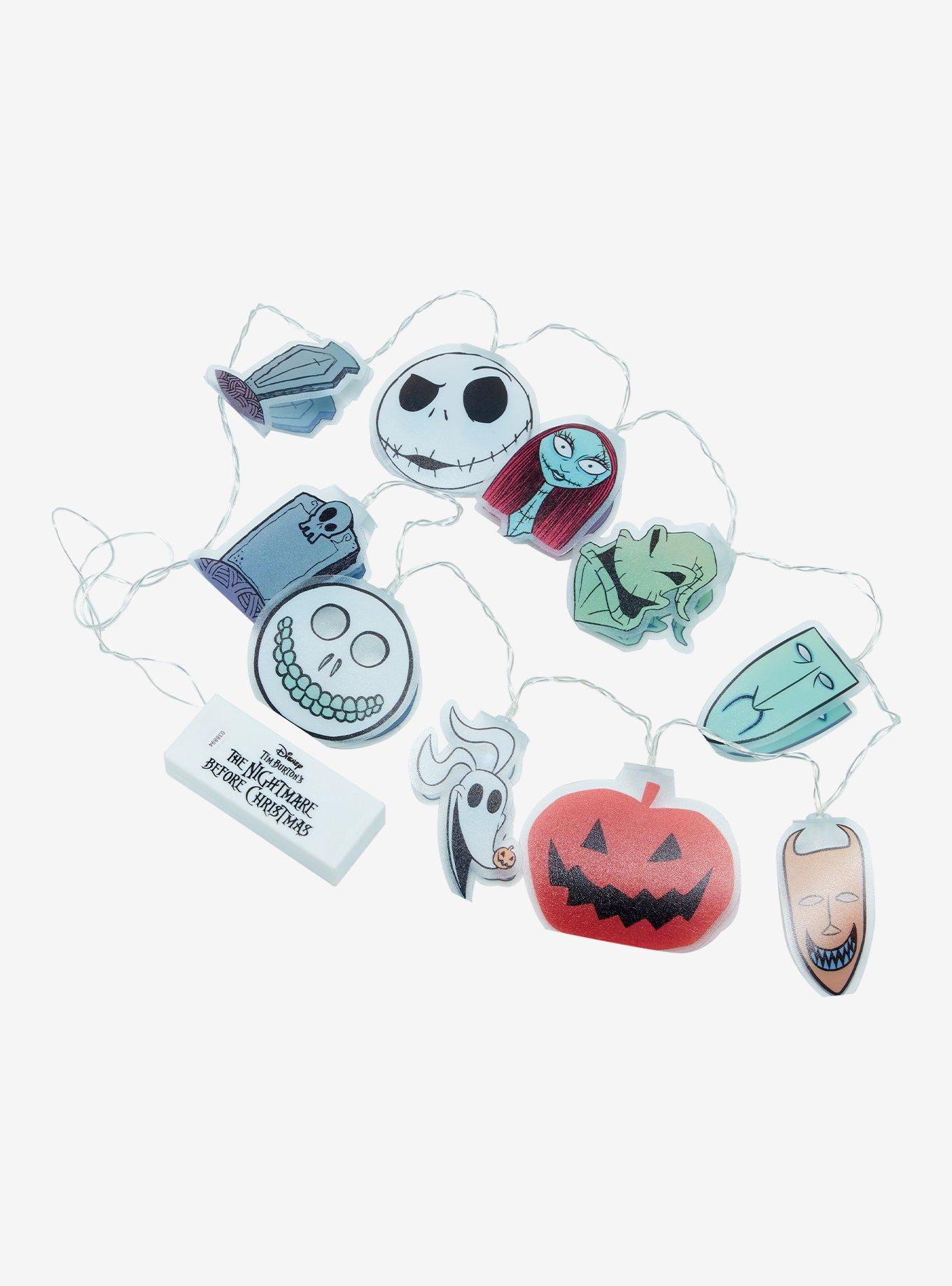 The Nightmare Before Christmas Character Face String Lights, , alternate