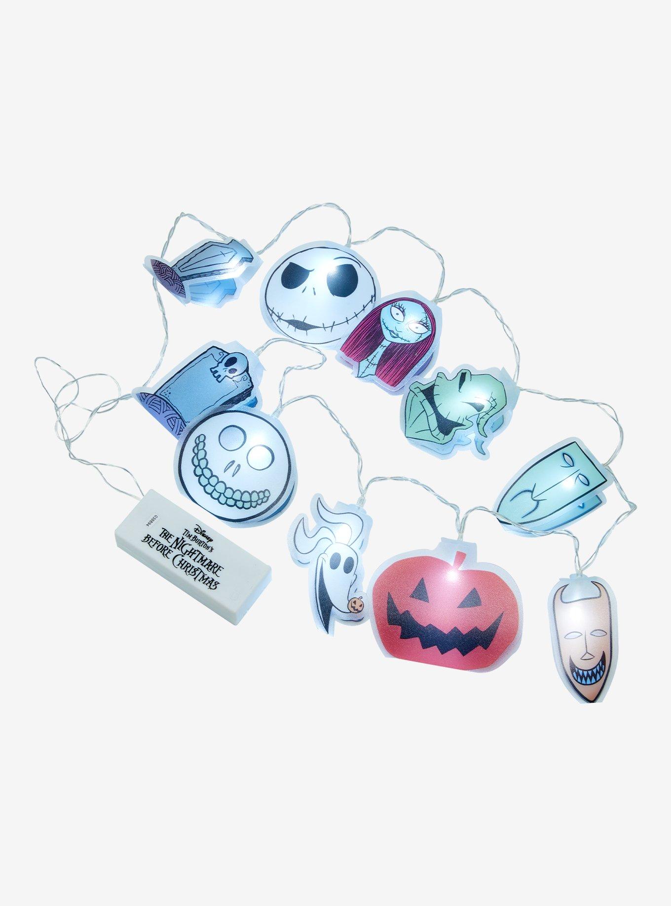 The Nightmare Before Christmas Character Face String Lights, , alternate