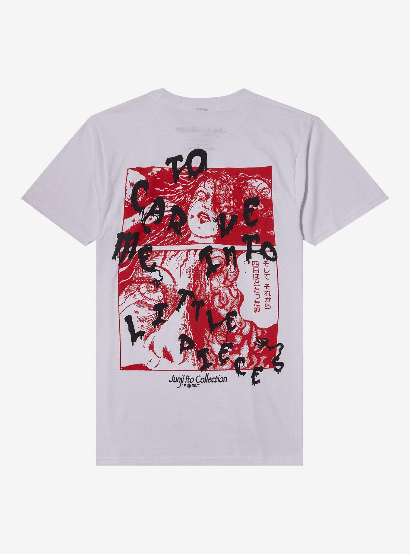 Junji Ito Tomie Manga Panels Boyfriend Fit Girls T-Shirt, , hi-res