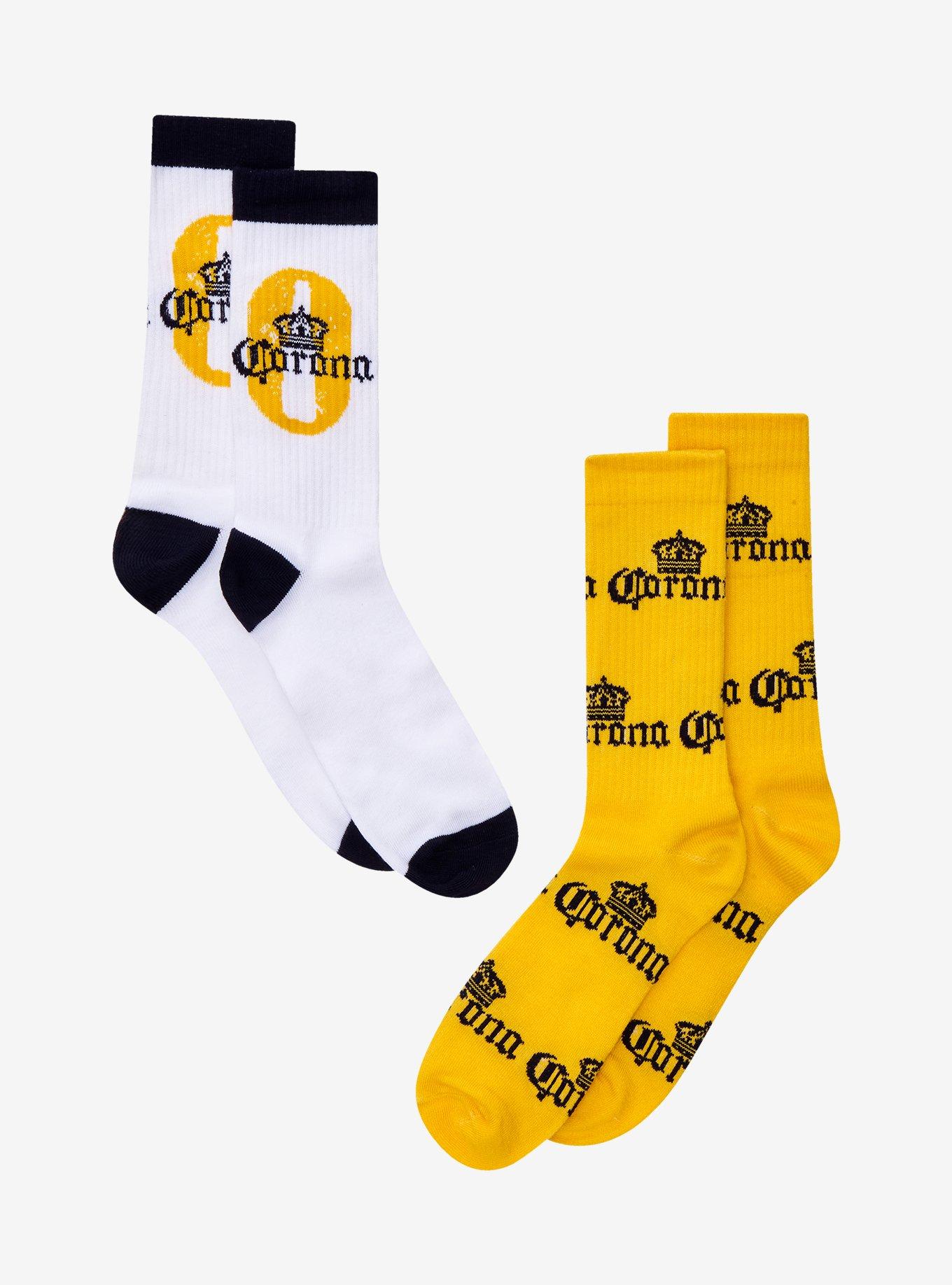 Corona Logo Crew Socks 2 Pair, , alternate