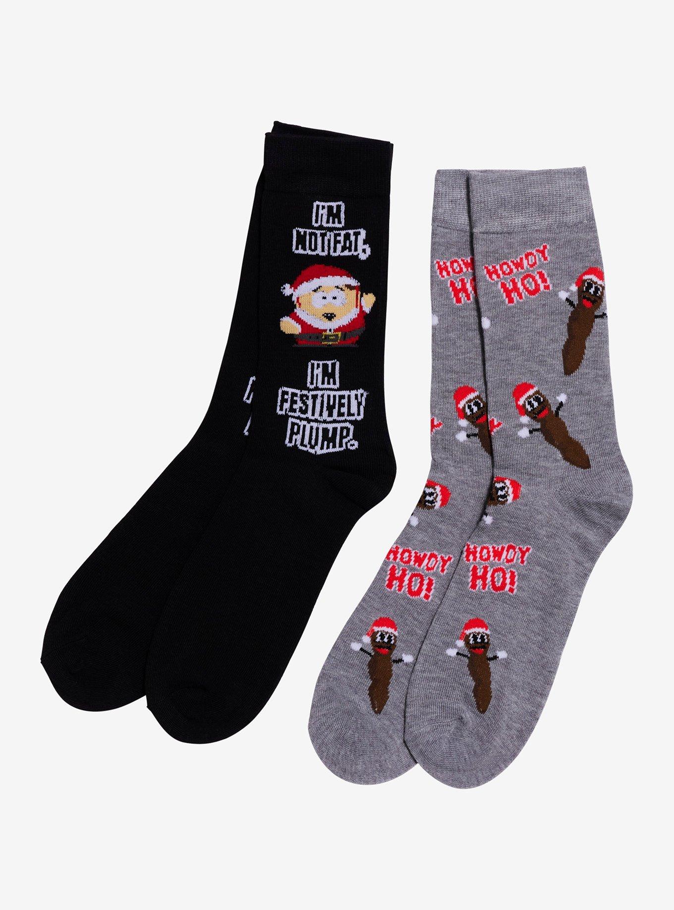 South Park Cartman Mr. Hankey Crew Socks 2 Pair, , hi-res