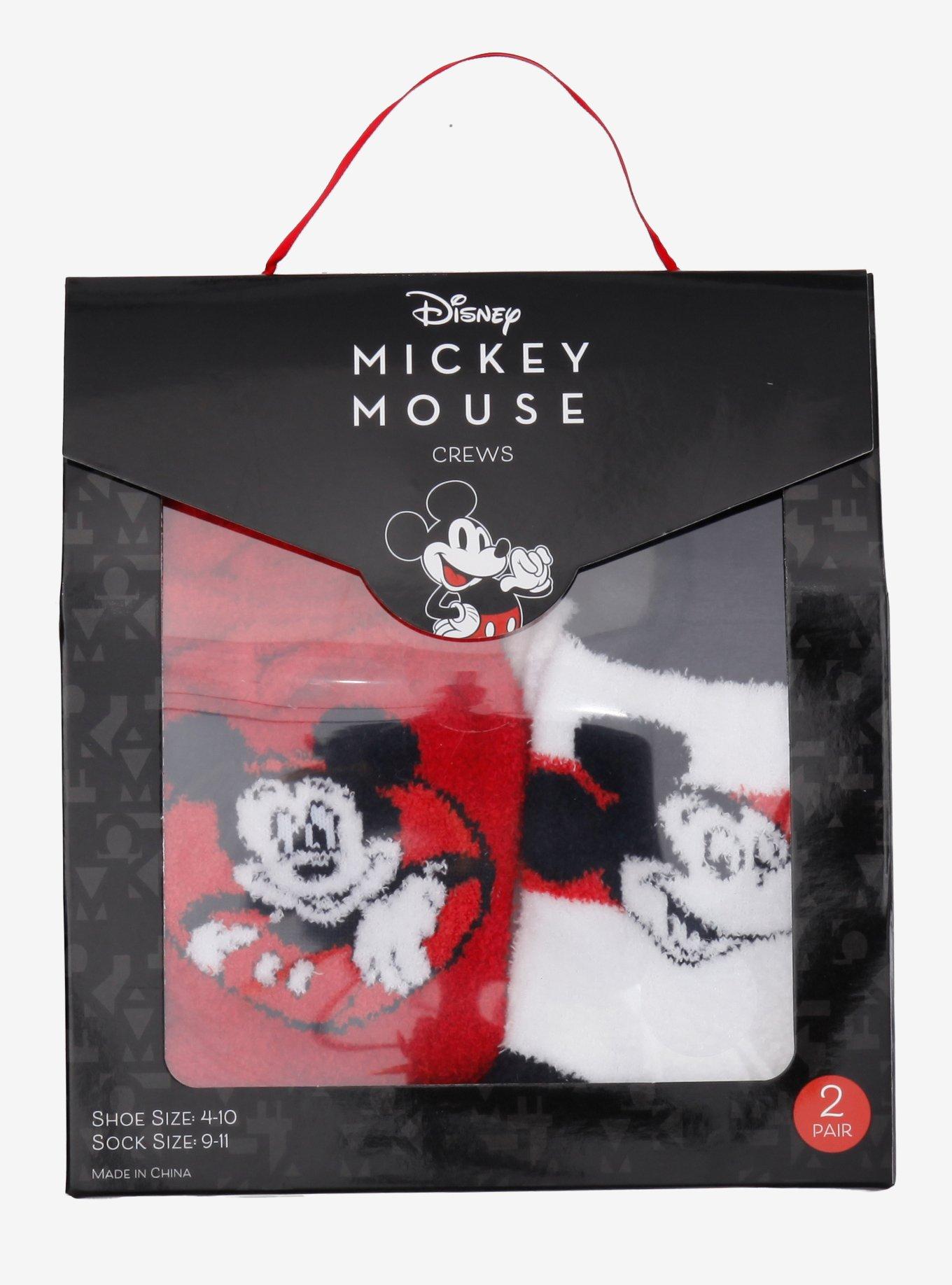 Disney Mickey Mouse Cozy Crew Socks Gift Set, , hi-res