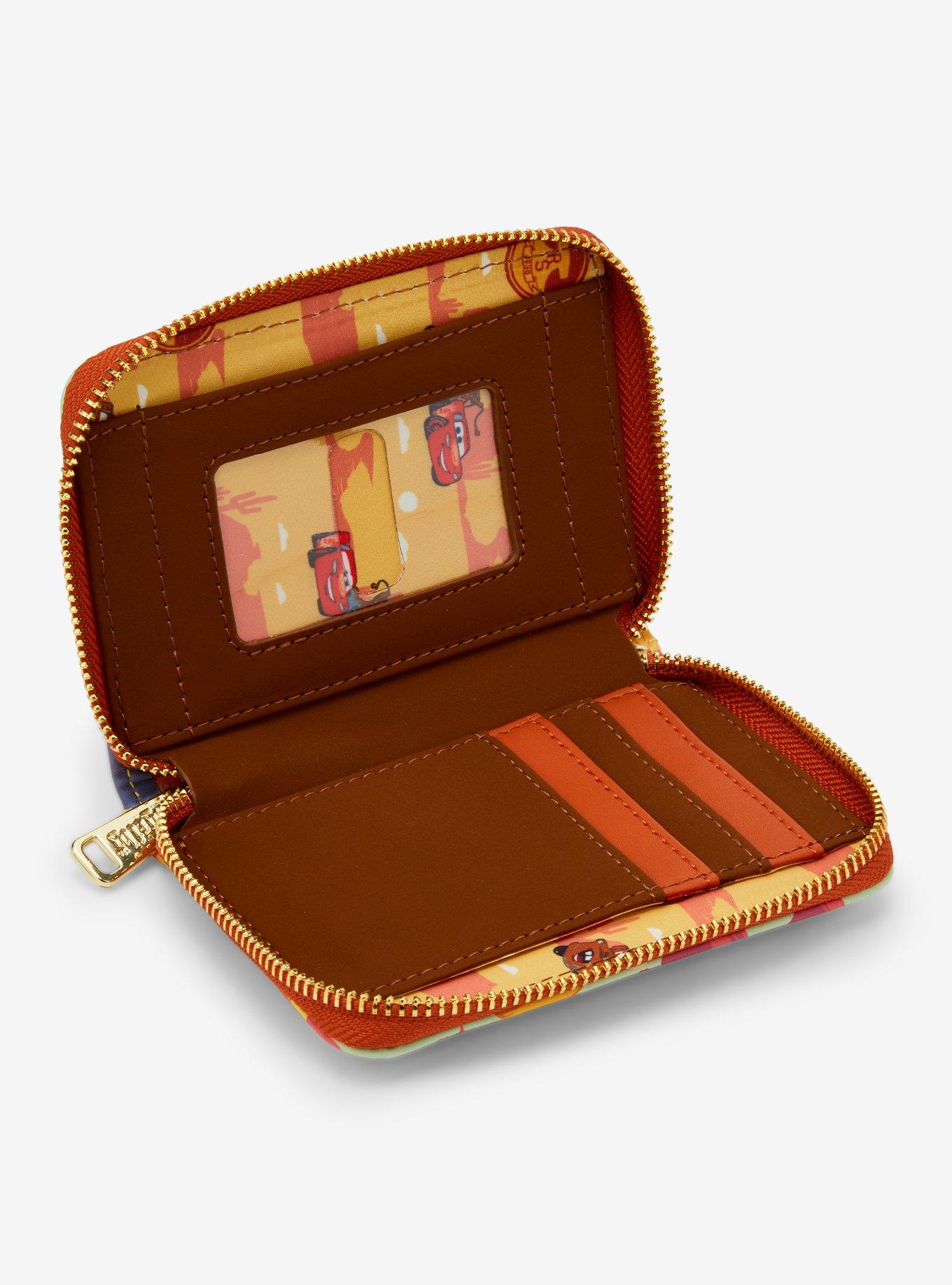 Loungefly Disney Pixar Cars Lightning McQueen and Mater Zip Wallet — BoxLunch Exclusive