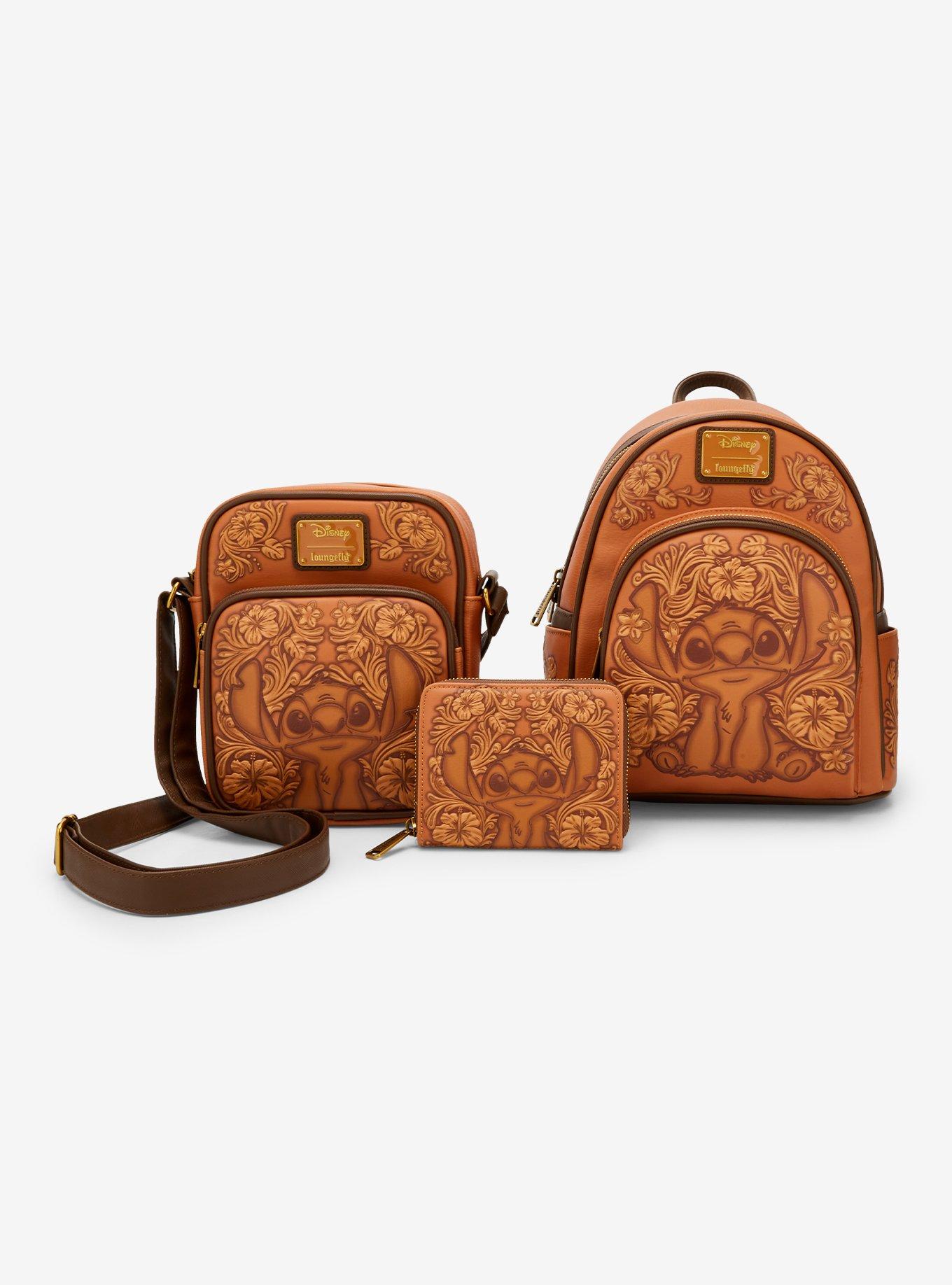 Loungefly Disney Lilo & Stitch Tonal Stitch Carving Mini Backpack - BoxLunch Exclusive