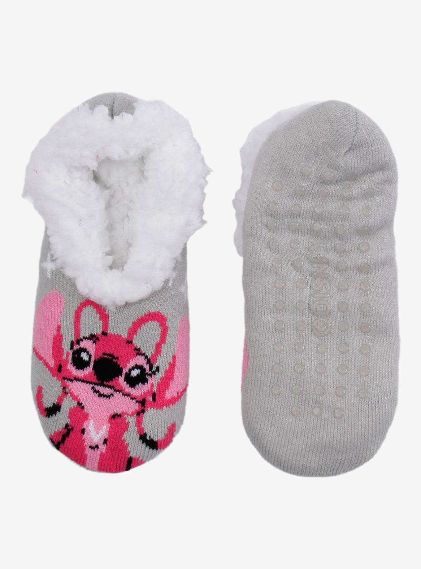 Disney Stitch Angel Cozy Slipper Socks, , hi-res