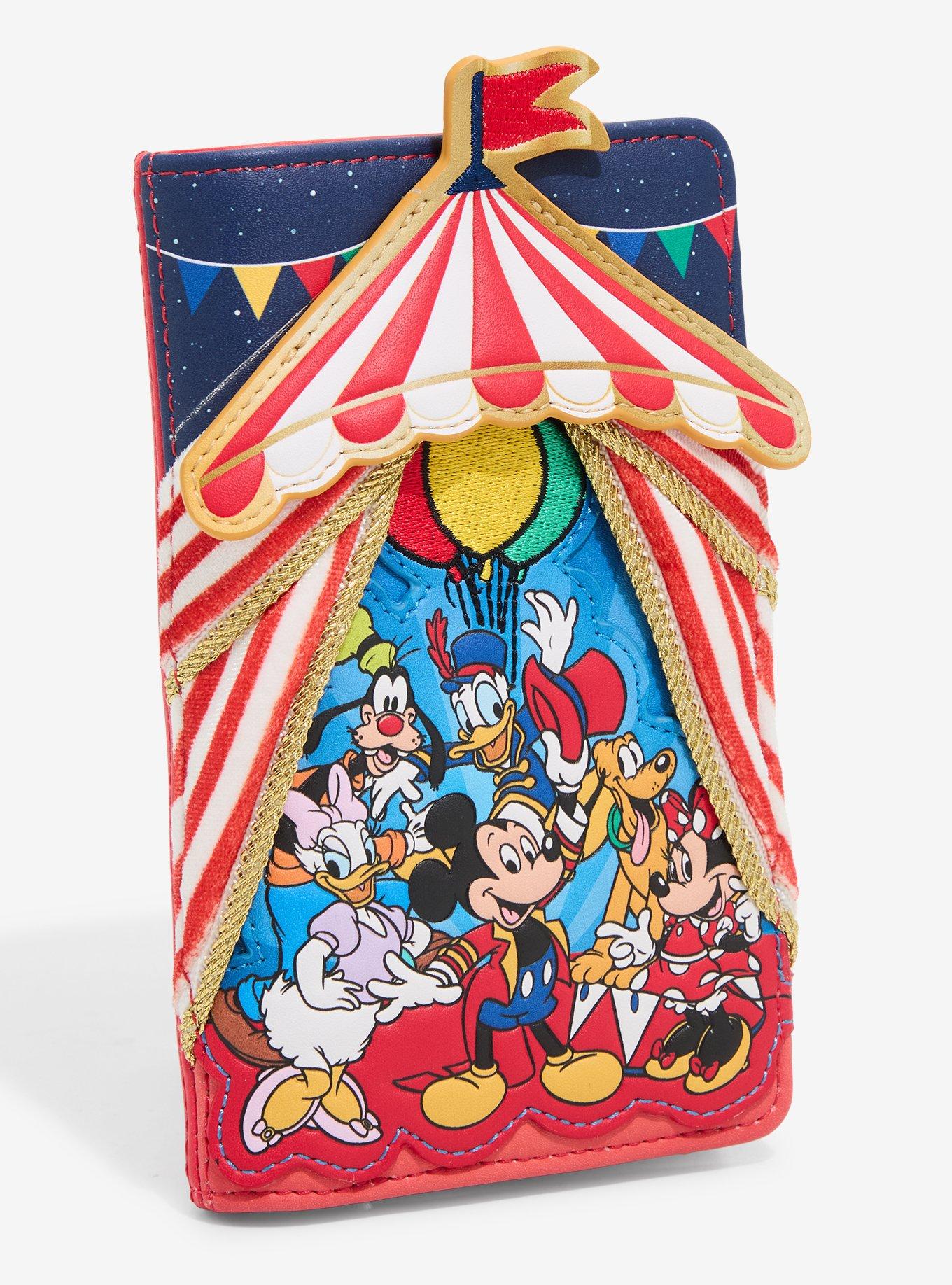 Loungefly Disney Mickey & Friends Circus Tent Wallet - BoxLunch Exclusive, , hi-res