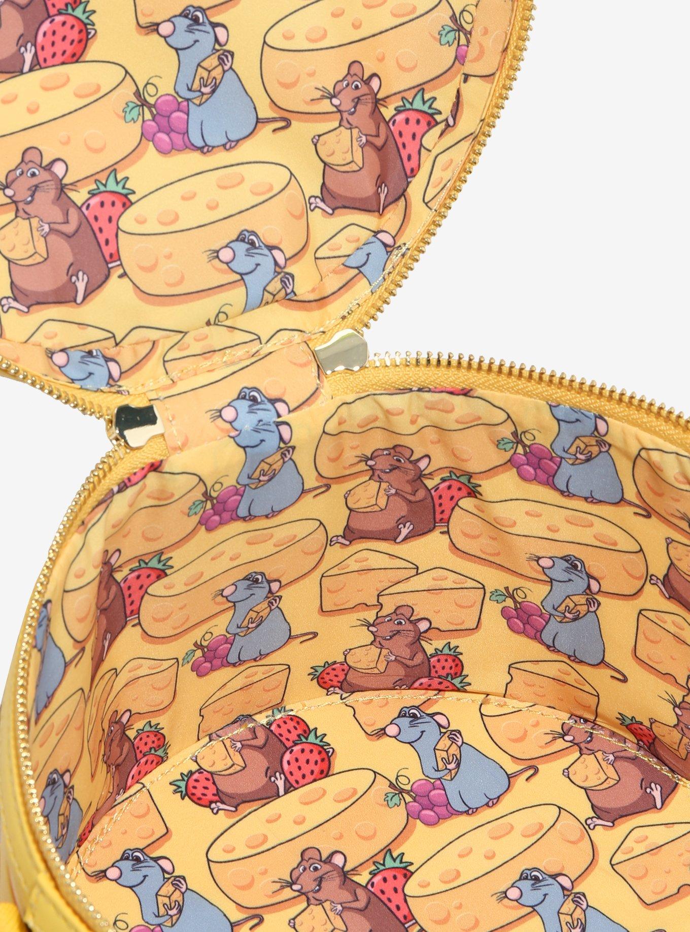Loungefly Disney Pixar Ratatouille Remy Cheese Wheel Strawberry Scented Crossbody Bag — BoxLunch Exclusive, , alternate