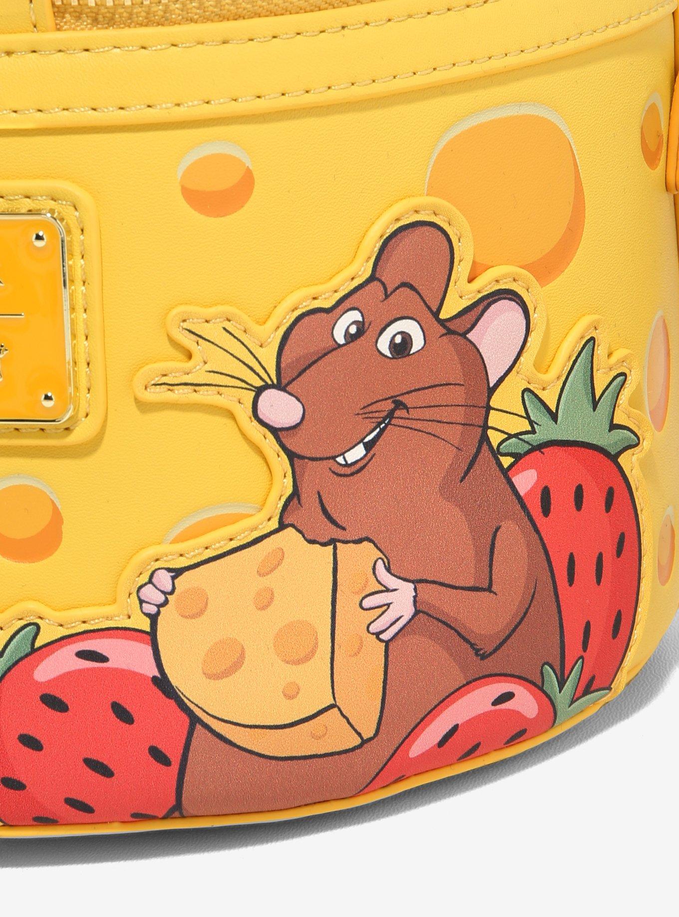 Loungefly Disney Pixar Ratatouille Remy Cheese Wheel Strawberry Scented Crossbody Bag — BoxLunch Exclusive, , alternate