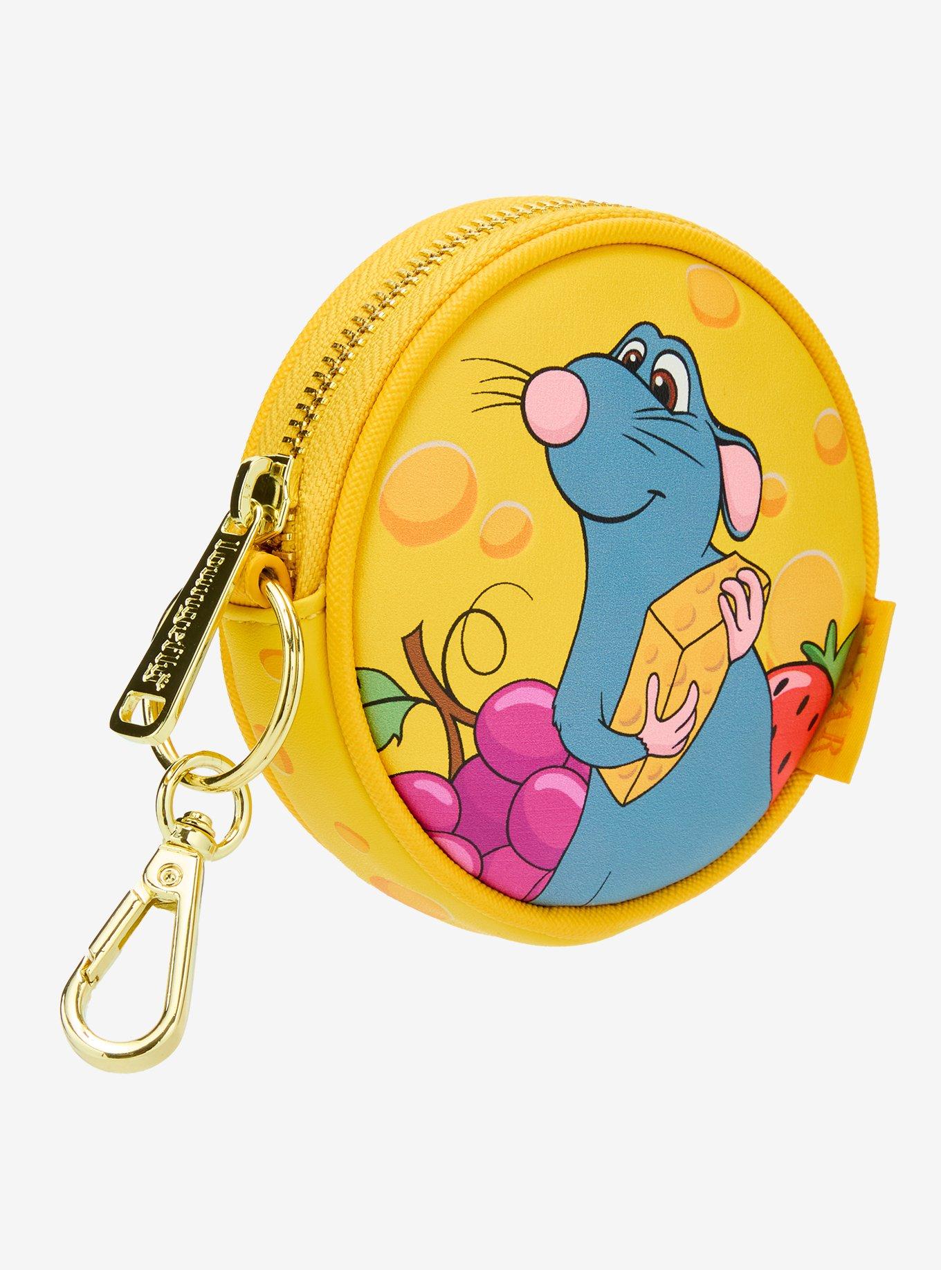 Loungefly Disney Pixar Ratatouille Remy Cheese Wheel Strawberry Scented Coin Purse - BoxLunch Exclusive, , hi-res