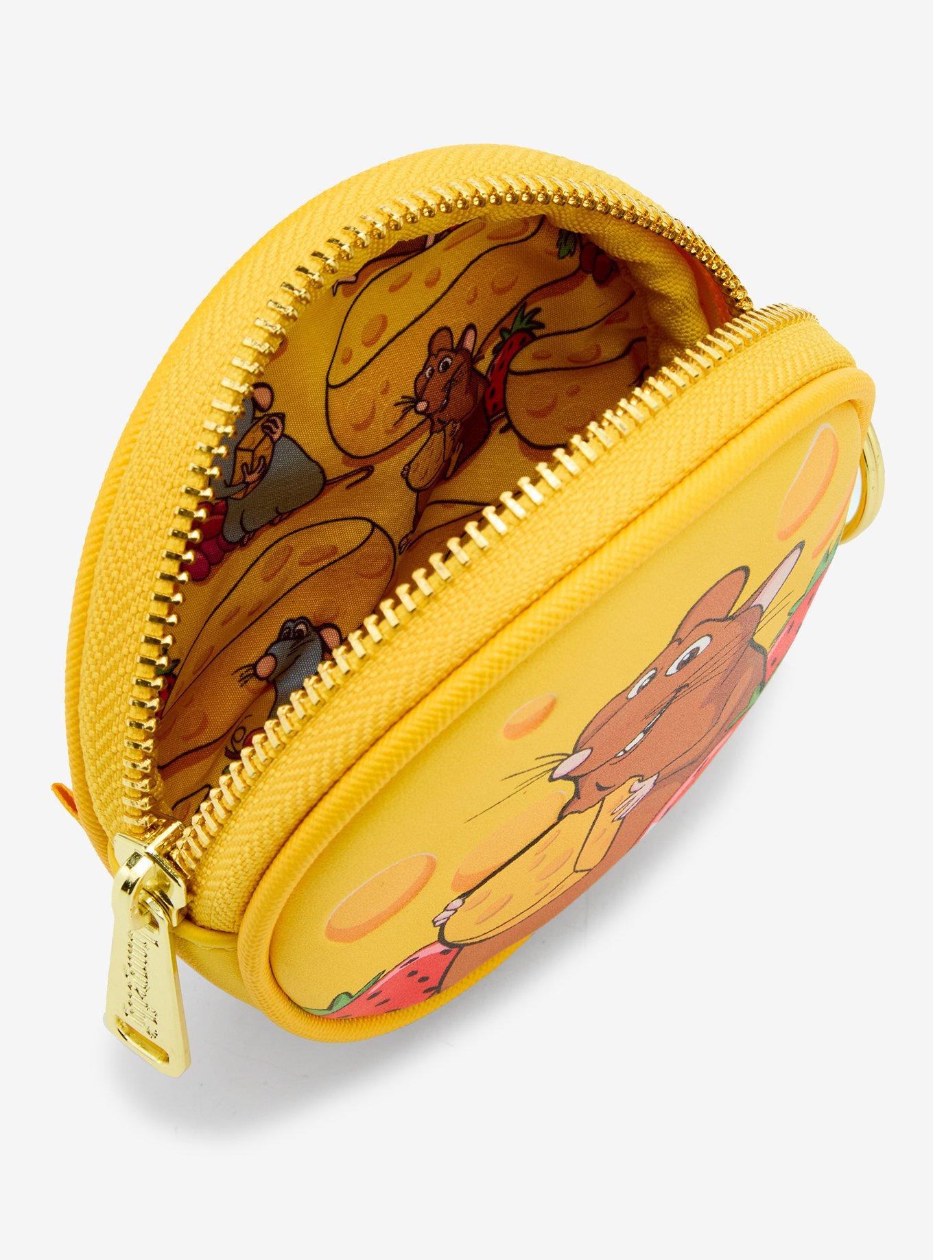 Loungefly Disney Pixar Ratatouille Remy Cheese Wheel Strawberry Scented Coin Purse - BoxLunch Exclusive, , alternate