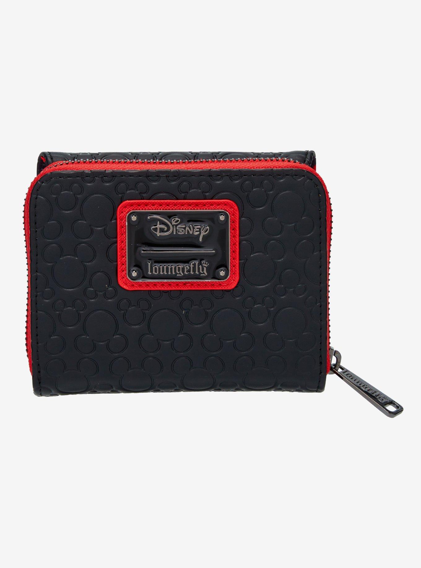 Loungefly Disney Mickey Mouse Debossed Silhouettes Zip Wallet — BoxLunch Exclusive