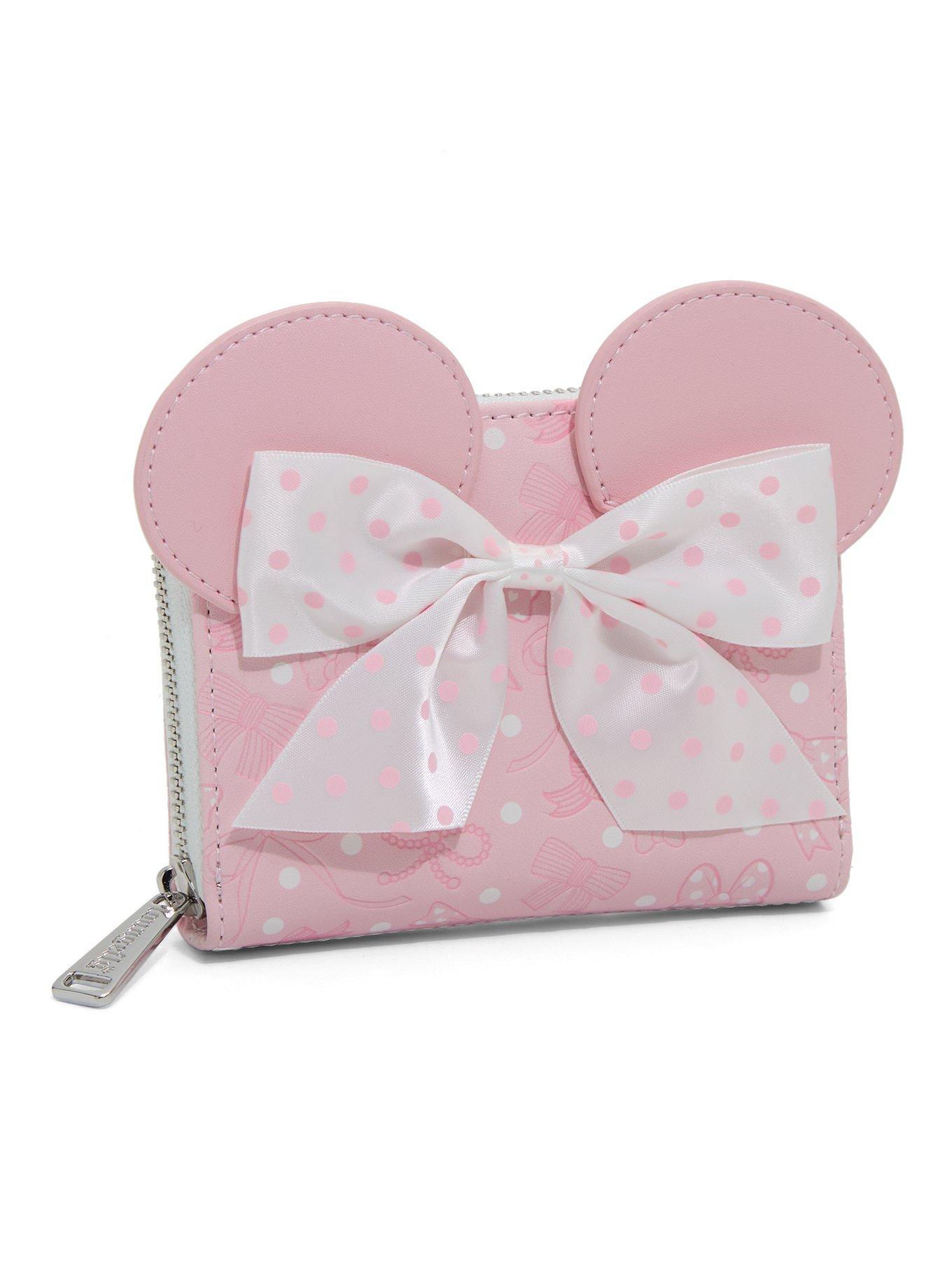 Loungefly Minnie Mouse Debossed Zip Wallet — BoxLunch Exclusive