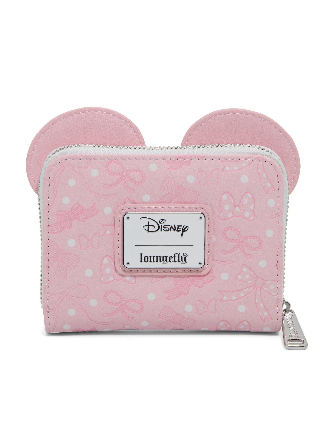 Loungefly Minnie Mouse Debossed Zip Wallet — BoxLunch Exclusive